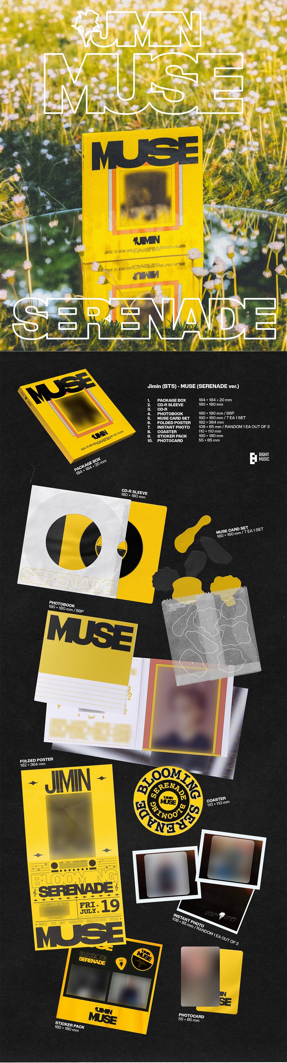 Jimin  - MUSE (SERENADE Version CD) - UMG Africa