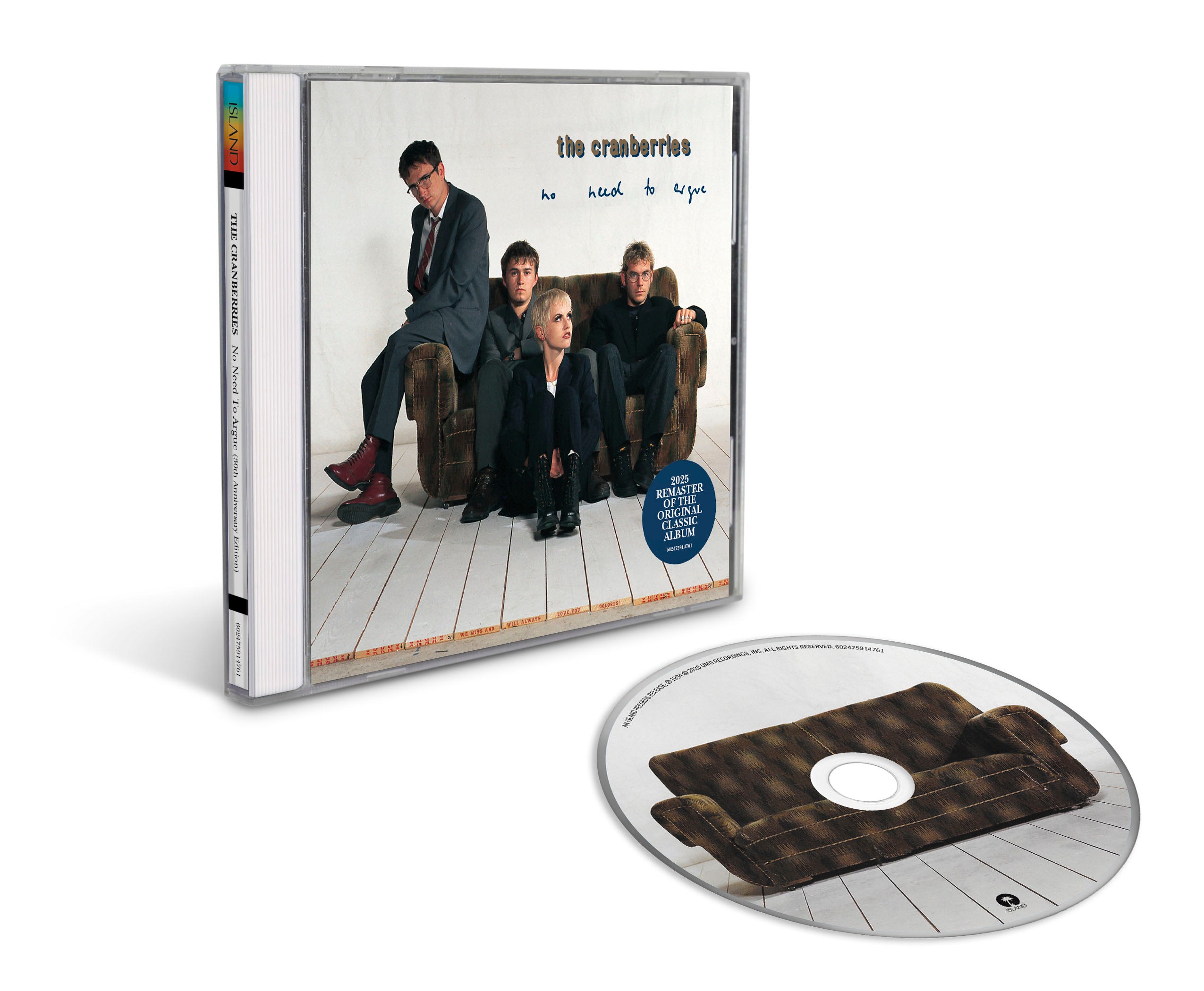 The Cranberries - No Need To Argue (30th Anniversary Standard 1CD) - UMG Africa