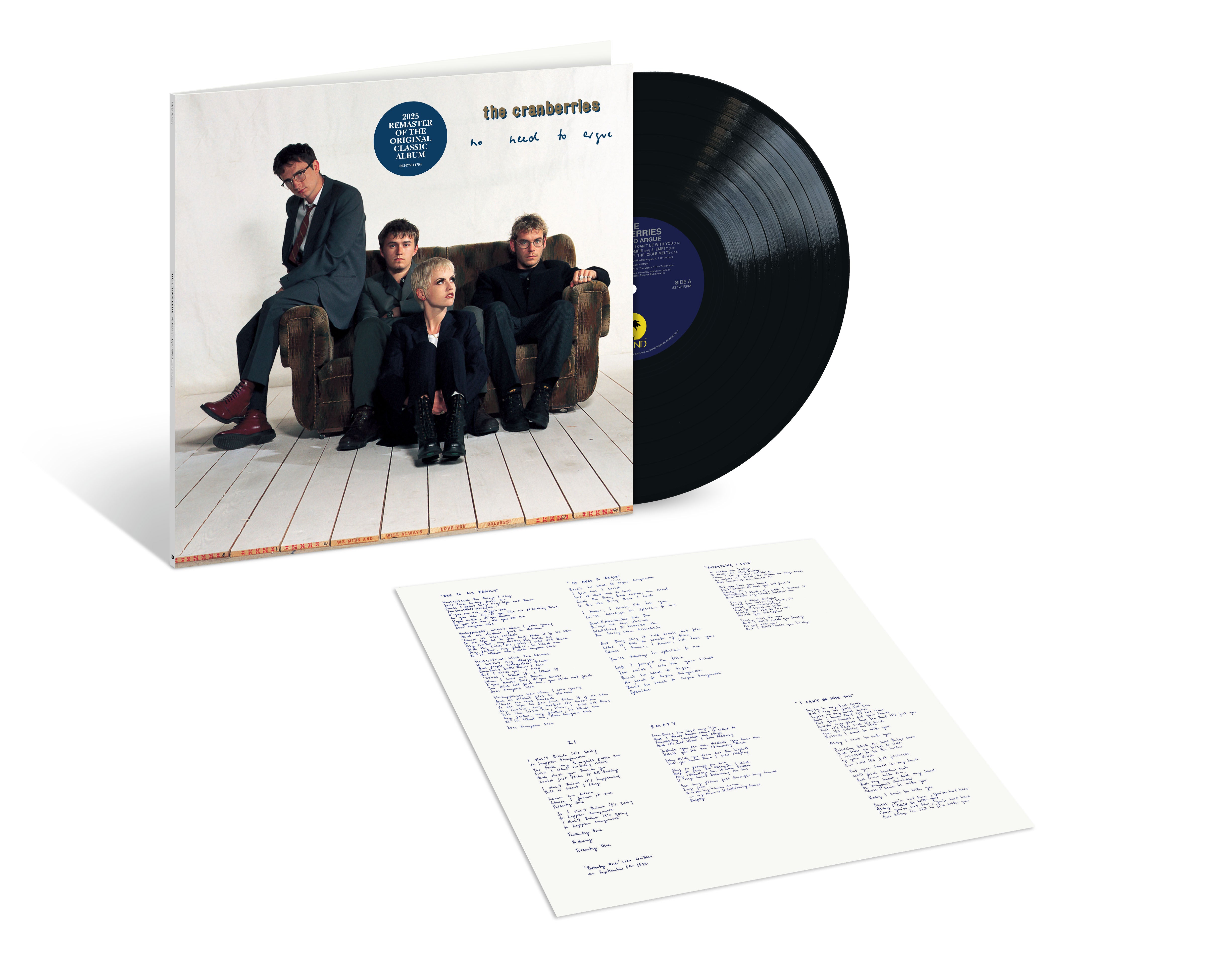 The Cranberries - No Need To Argue (30th Anniversary Standard 1LP) - UMG Africa