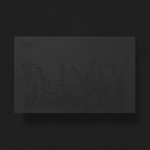 Agust D - D-DAY (VERSION 1 (1CD) - UMG Africa