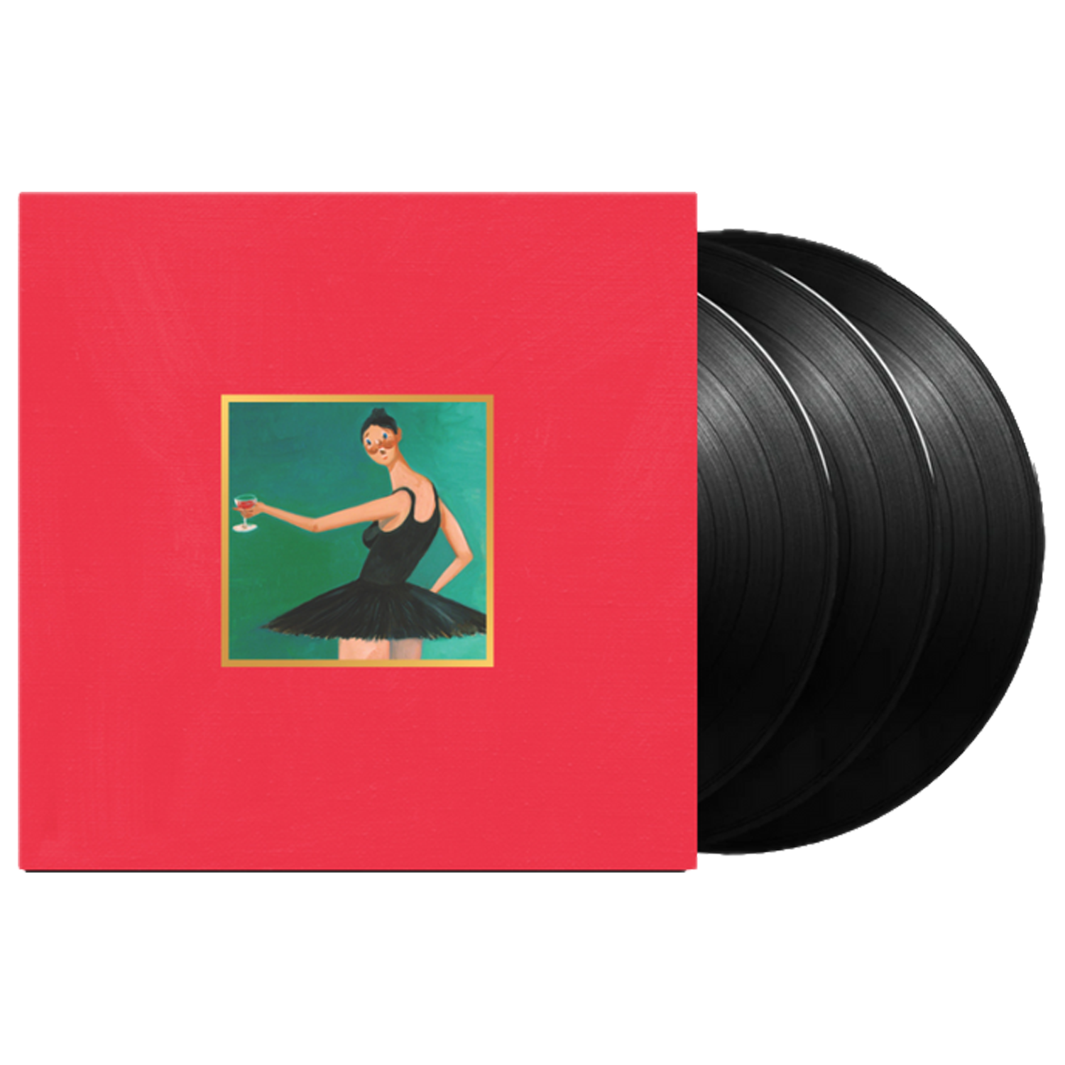 KANYE WEST - MY BEAUTIFUL DARK TWISTED FANTASY - EXPLICIT VERSION 3LP