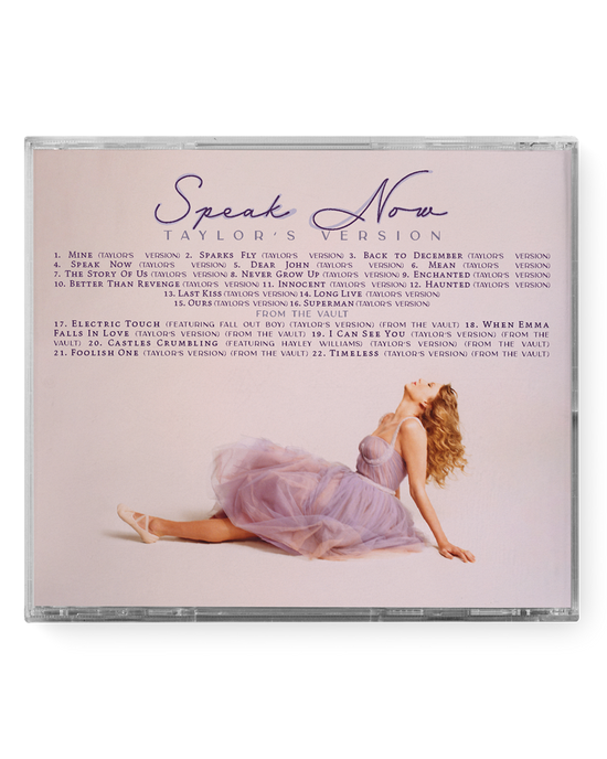 TAYLOR SWIFT - SPEAK NOW (TAYLOR’S VERSION) 2CD