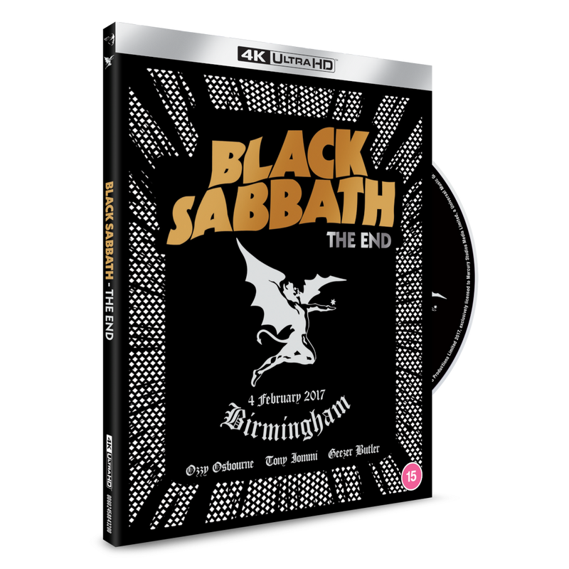 BLACK SABBATH - THE END (LIVE FROM THE GENTING ARENA, BIRMINGHAM / 2017) BLU-RAY/BD50