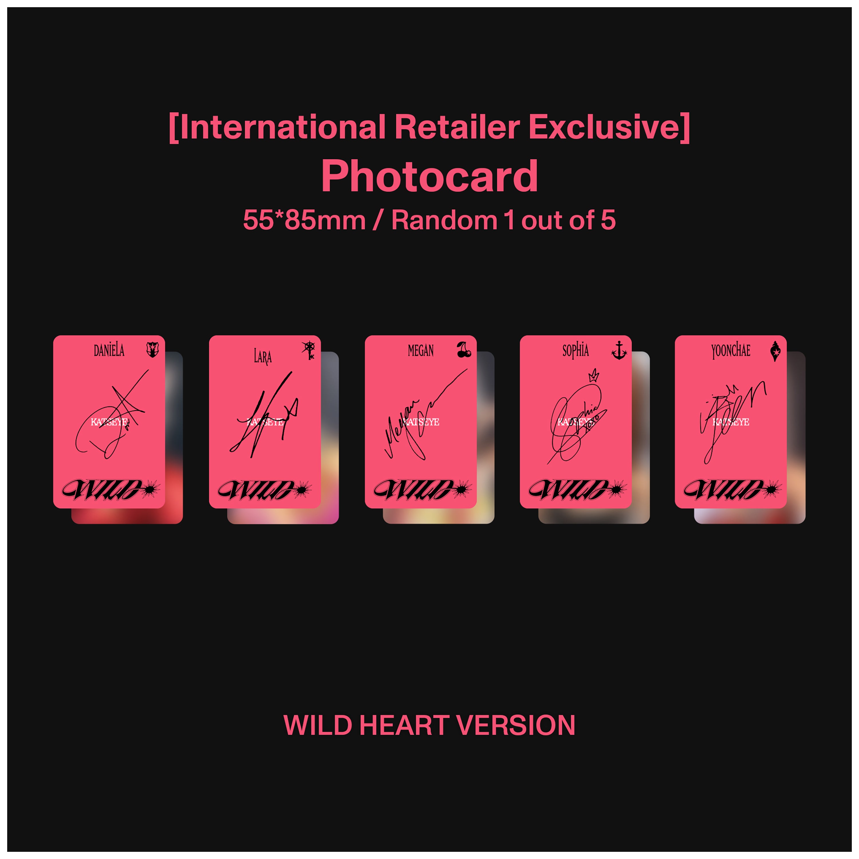 KATSEYE - WILD (WILD HEART VERSION INTERNATIONAL RETAILER EXCLUSIVE CD)