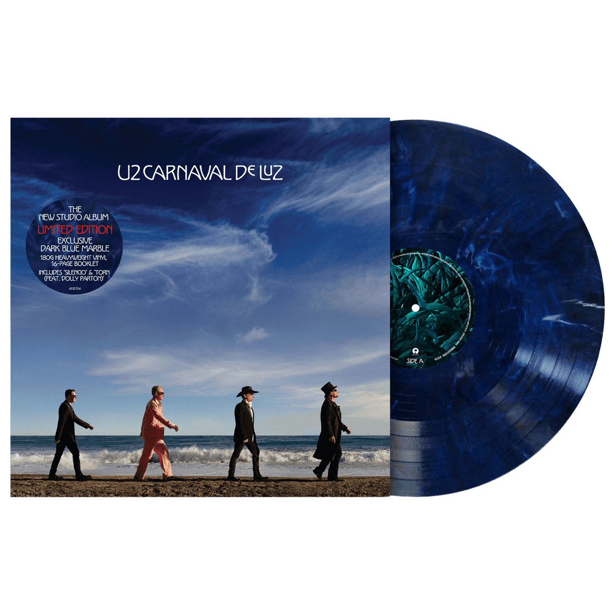 U2 - Carnaval De Luz, Dark Blue Marble Vinyl