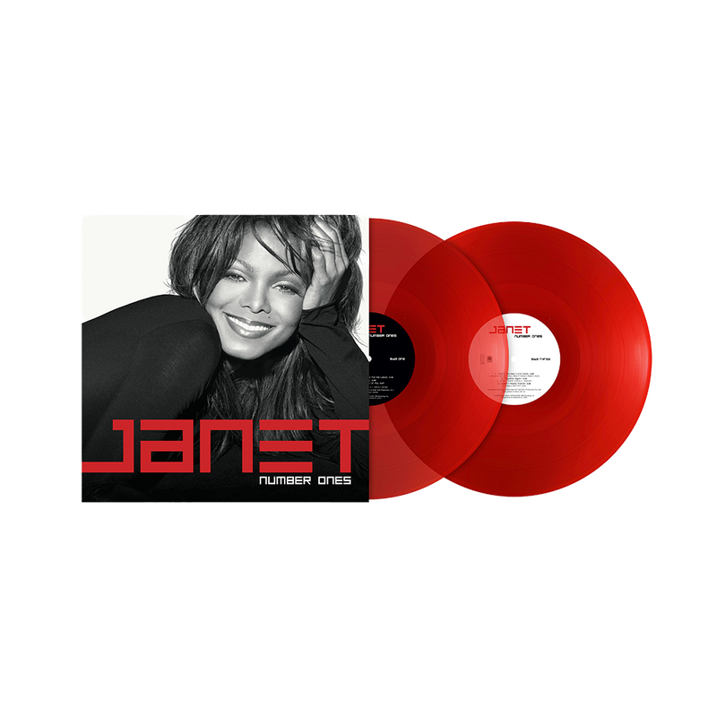 JANET JACKSON - NUMBER ONES (RED EDITION) 2LP / USA IMPORT