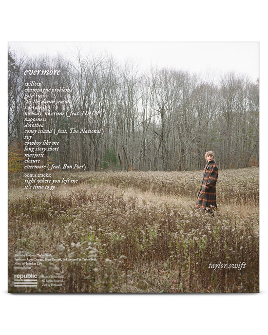 TAYLOR SWIFT - EVERMORE ALBUM DELUXE EDITION VINYL