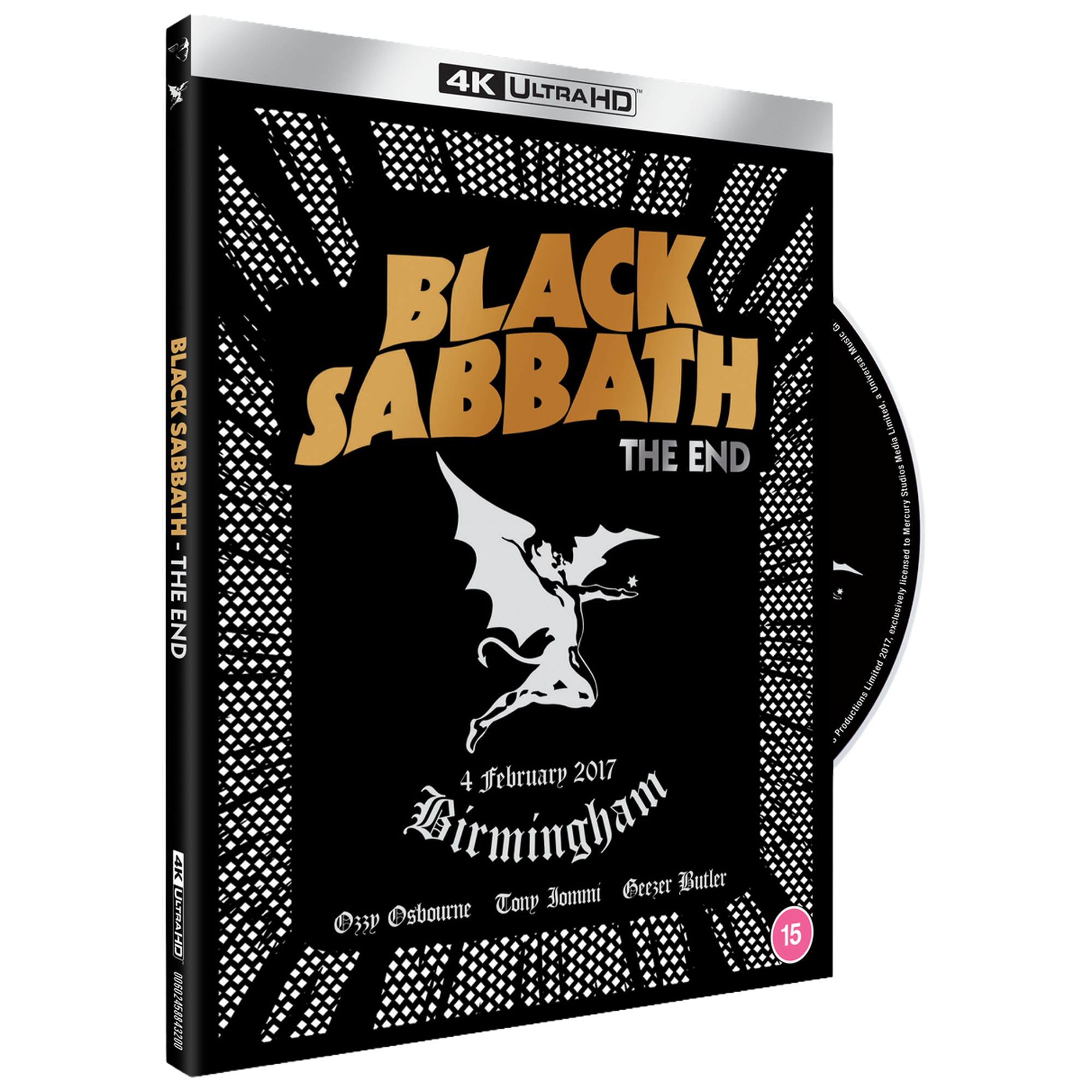 BLACK SABBATH - THE END - LIVE FROM THE GENTING ARENA, BIRMINGHAM / 2017 / BLU-RAY