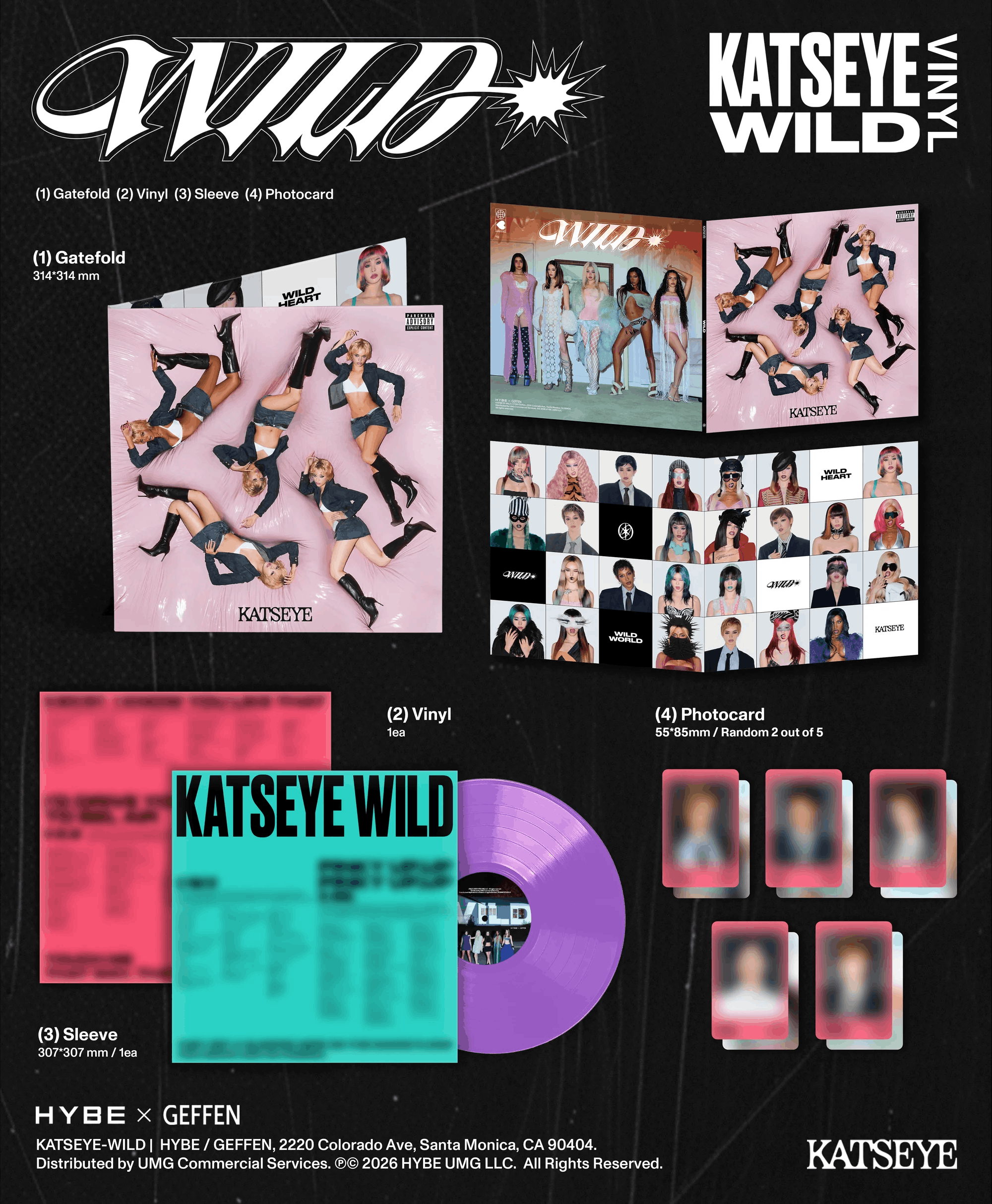 KATSEYE - WILD (Exclusive LP)