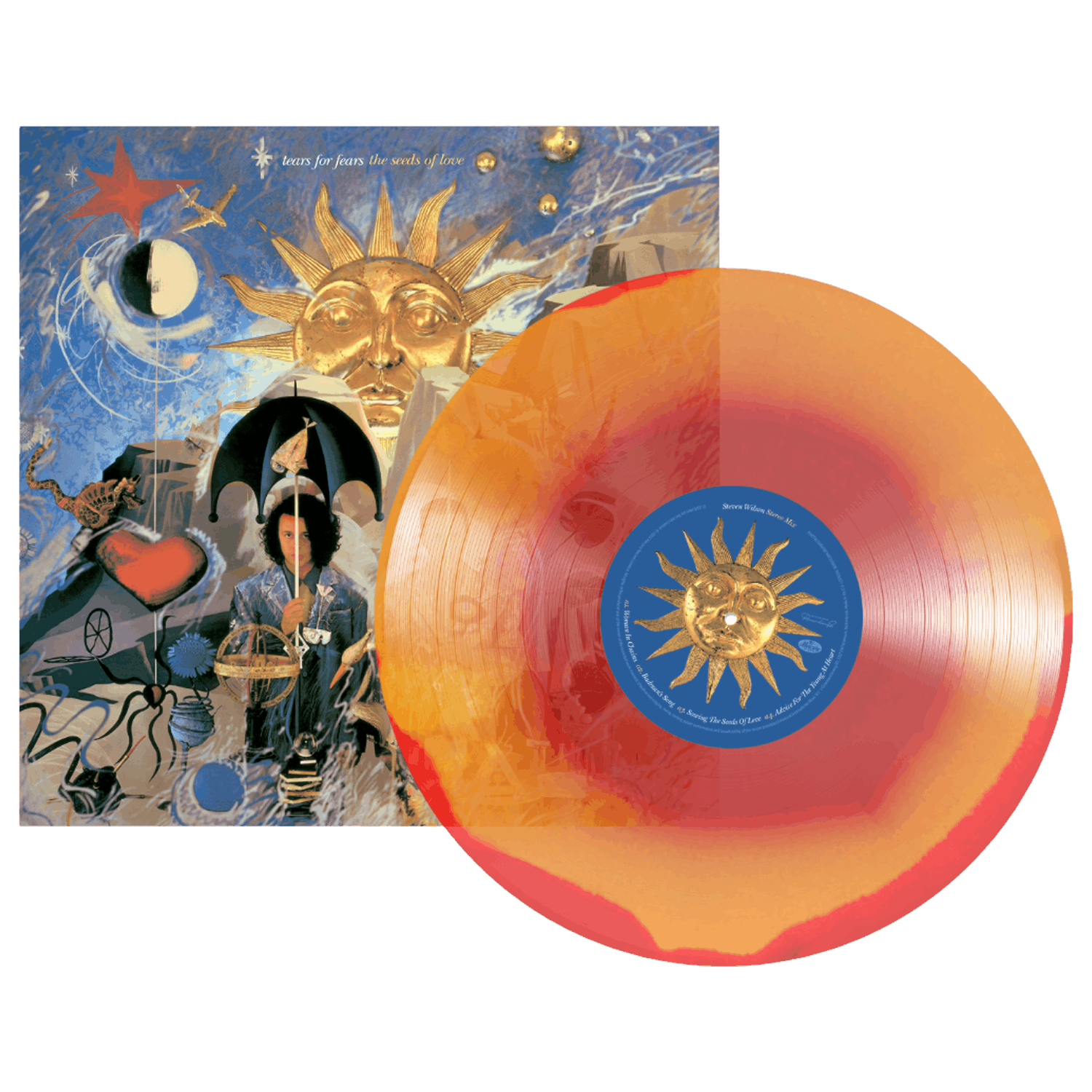 The Seeds Of Love (Steve Wilson Mix): Sunburst Orange & Red Vinyl LP