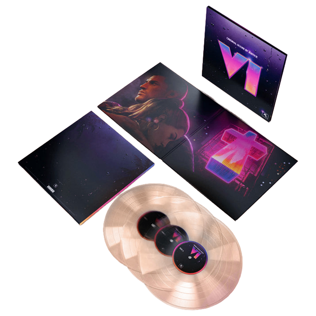 Justice - Grand Theft Auto VI: Original Score Triple Crystal Clear Vinyl (Limited Edition) Grand Theft Auto VI: - UMG Africa