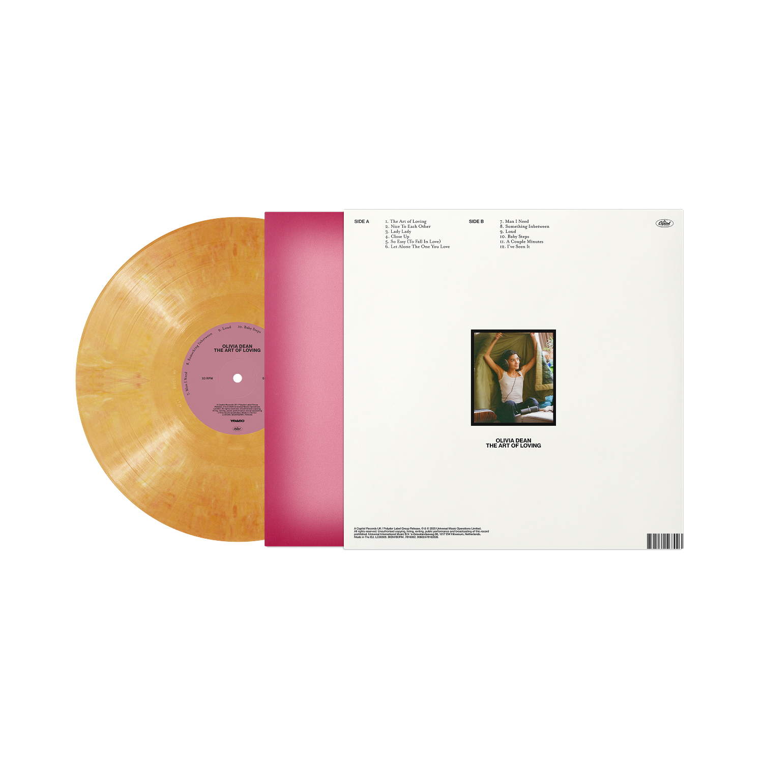 OLIVIA DEAN - THE ART OF LOVING (D2C EXCLUSIVE ALT ART ORANGE VINYL 1LP)