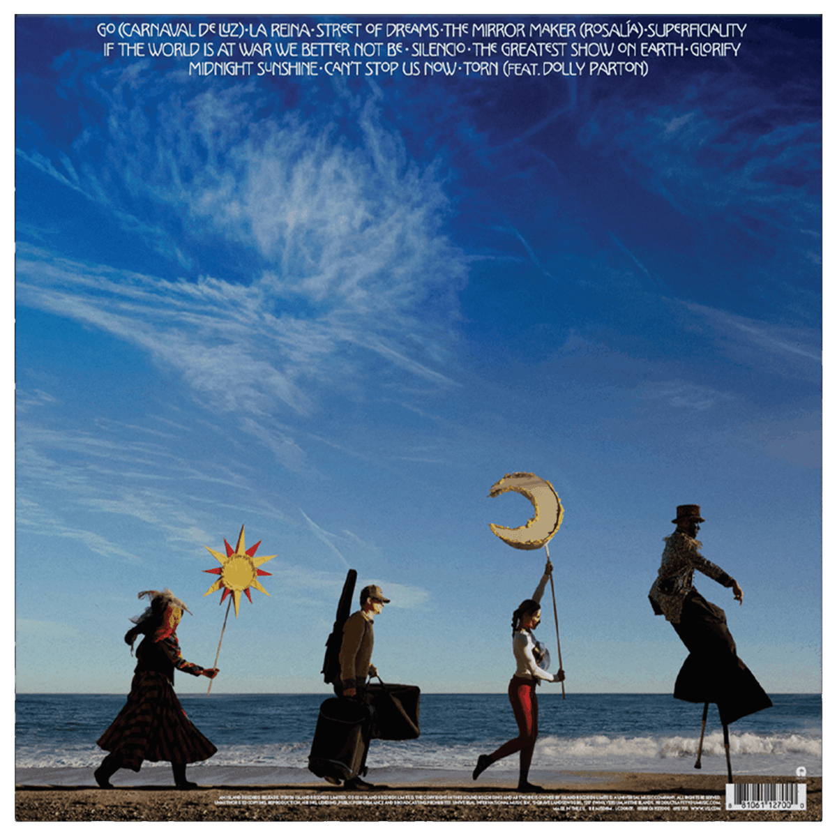 U2 - Carnaval De Luz, Dark Blue Marble Vinyl