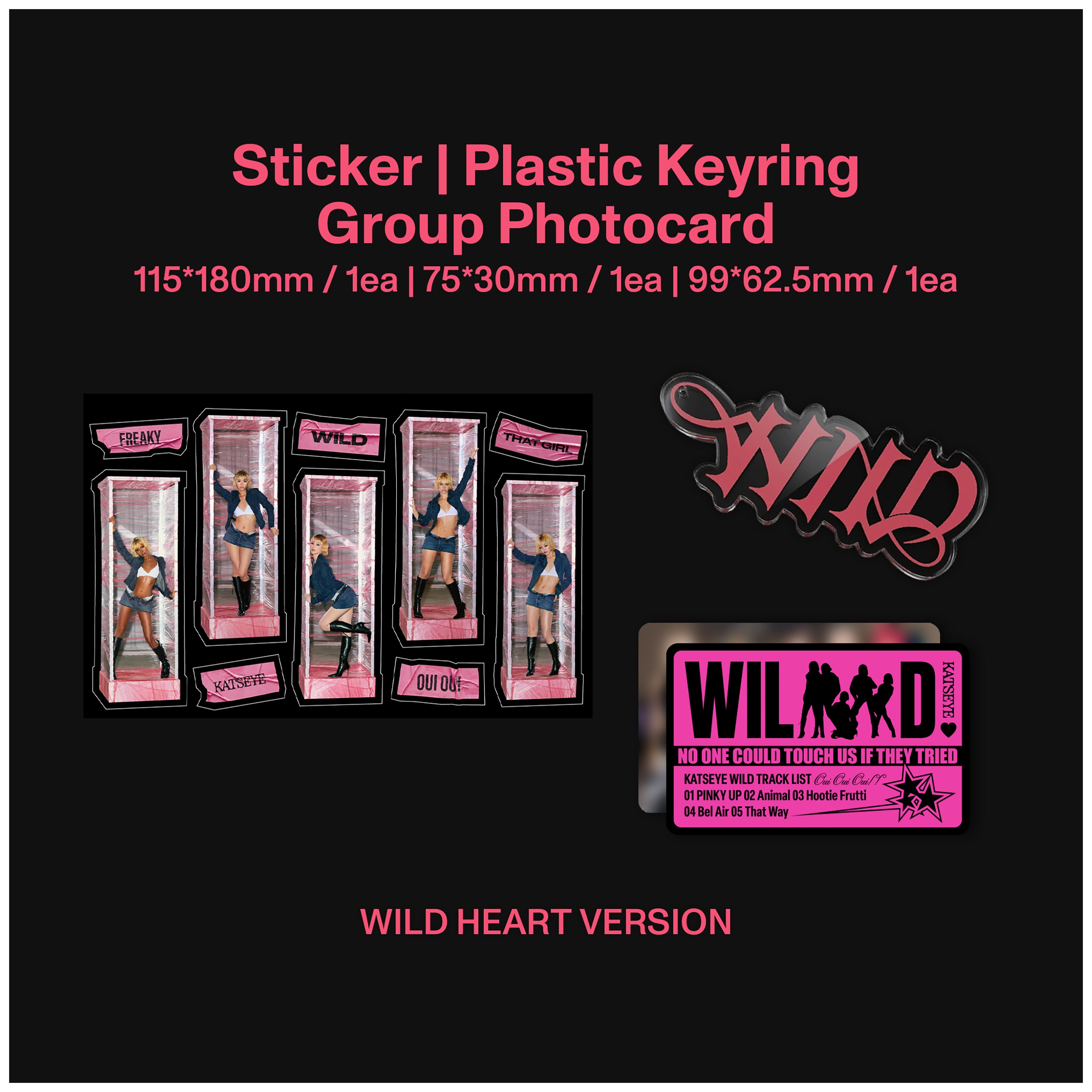 KATSEYE - WILD (WILD HEART VERSION CD)