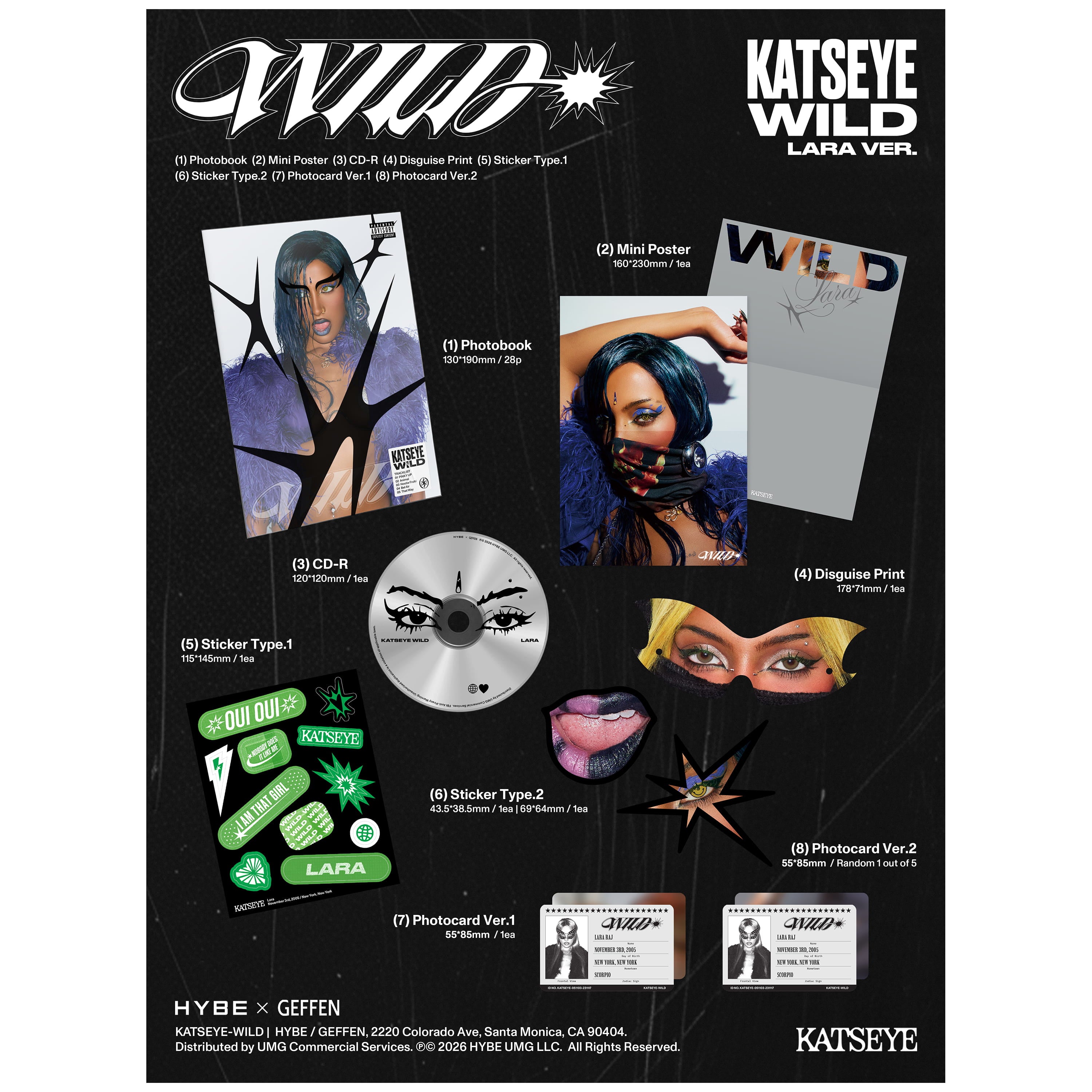 KATSEYE - WILD (LARA VERSION CD)
