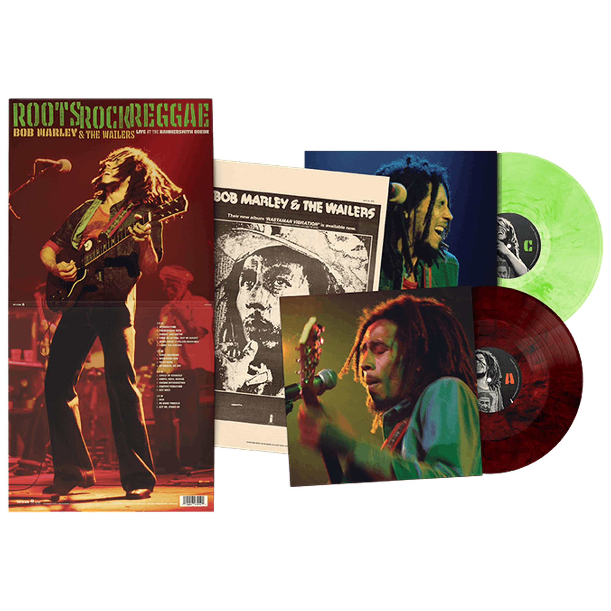 BOB MARLEY & THE WAILERS - ROOTS, ROCK, REGGAE: LIVE AT HAMMERSMITH 2LP
