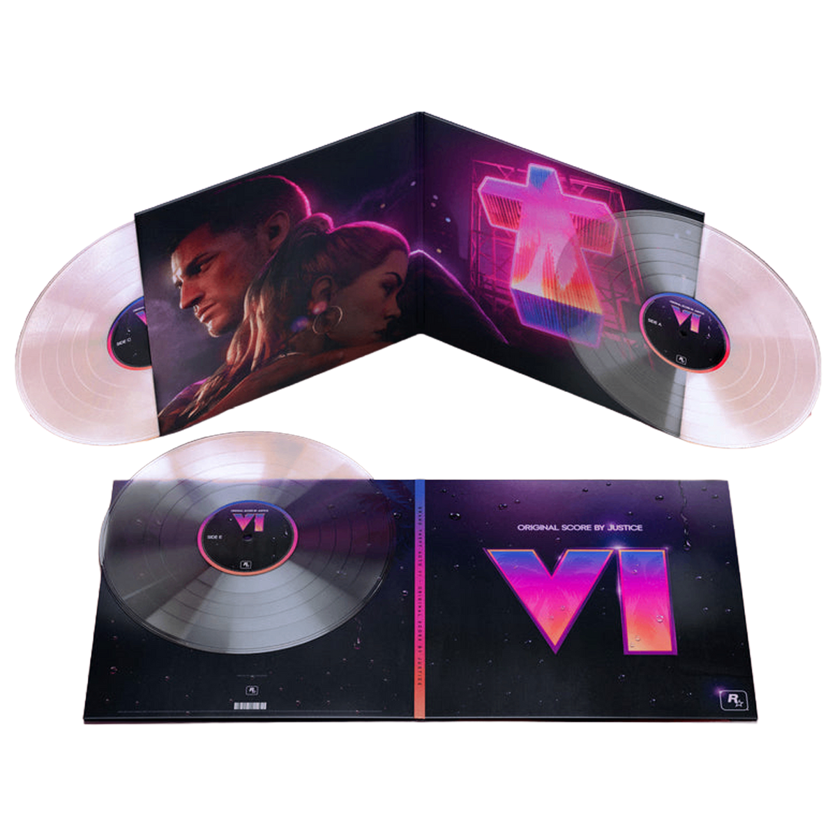 Justice - Grand Theft Auto VI: Original Score Triple Crystal Clear Vinyl (Limited Edition) Grand Theft Auto VI:
