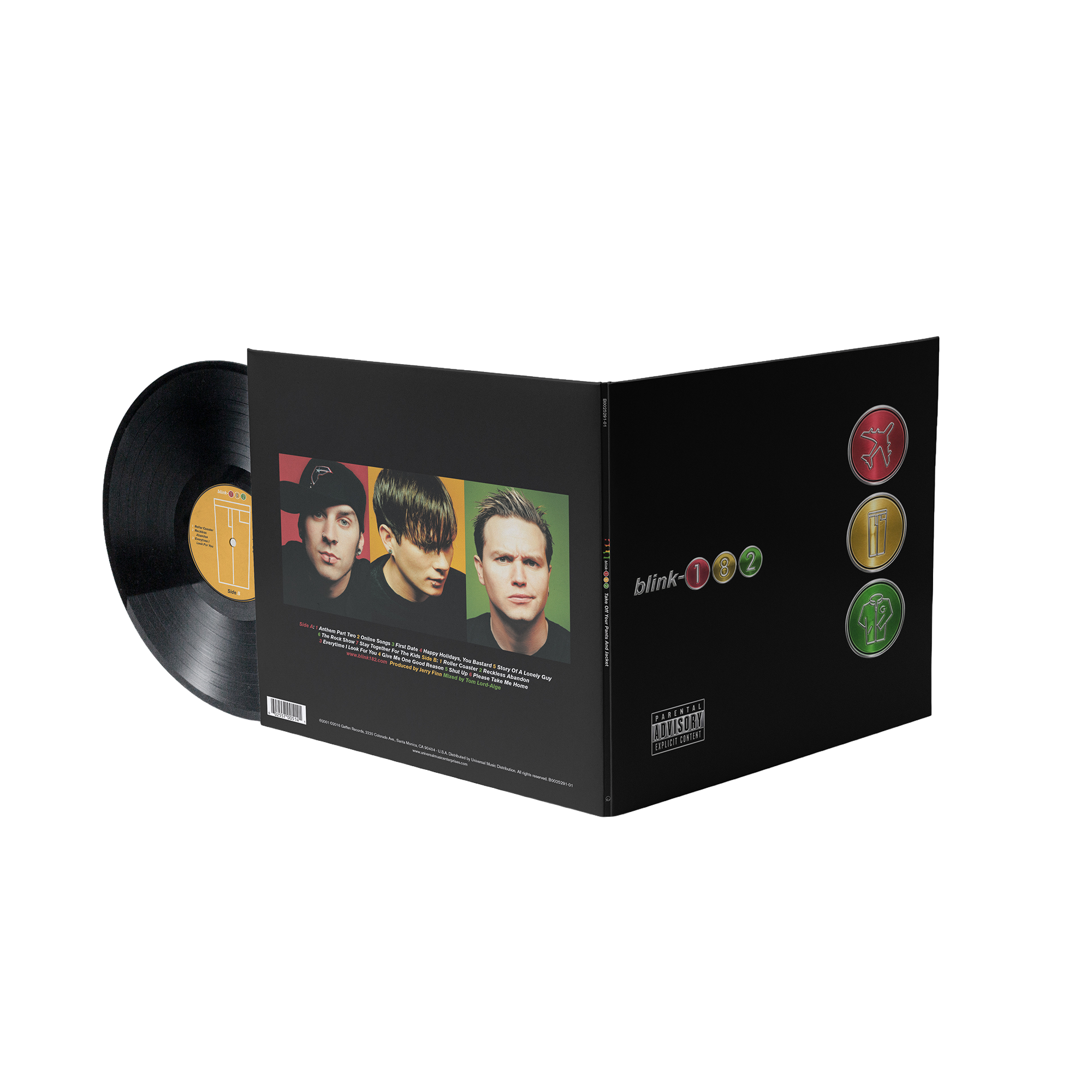 BLINK 182 - TAKE OFF YOUR PANTS AND JACKET (25 YEAR ANNIVERSARY EDITION) 2LP
