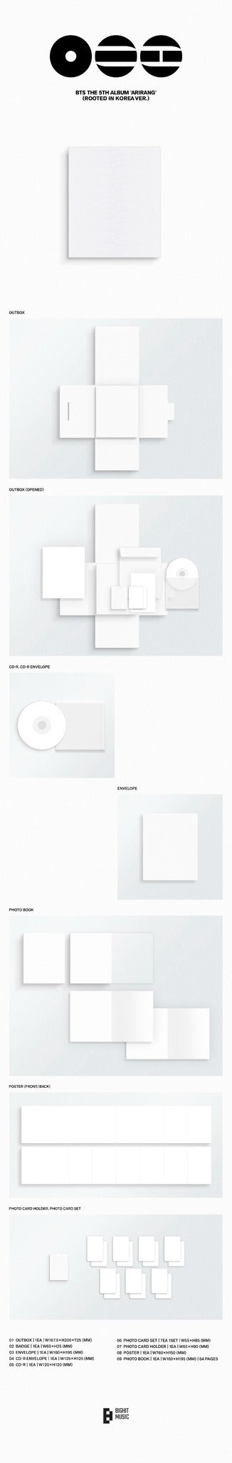 BTS - BTS THE 5TH ALBUM ARIRANG (ROOTED IN KOREA VERSION A CD)