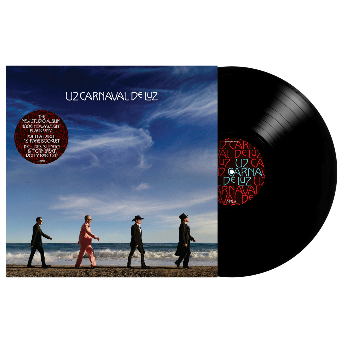 U2 - Carnaval De Luz, Standard Black Vinyl