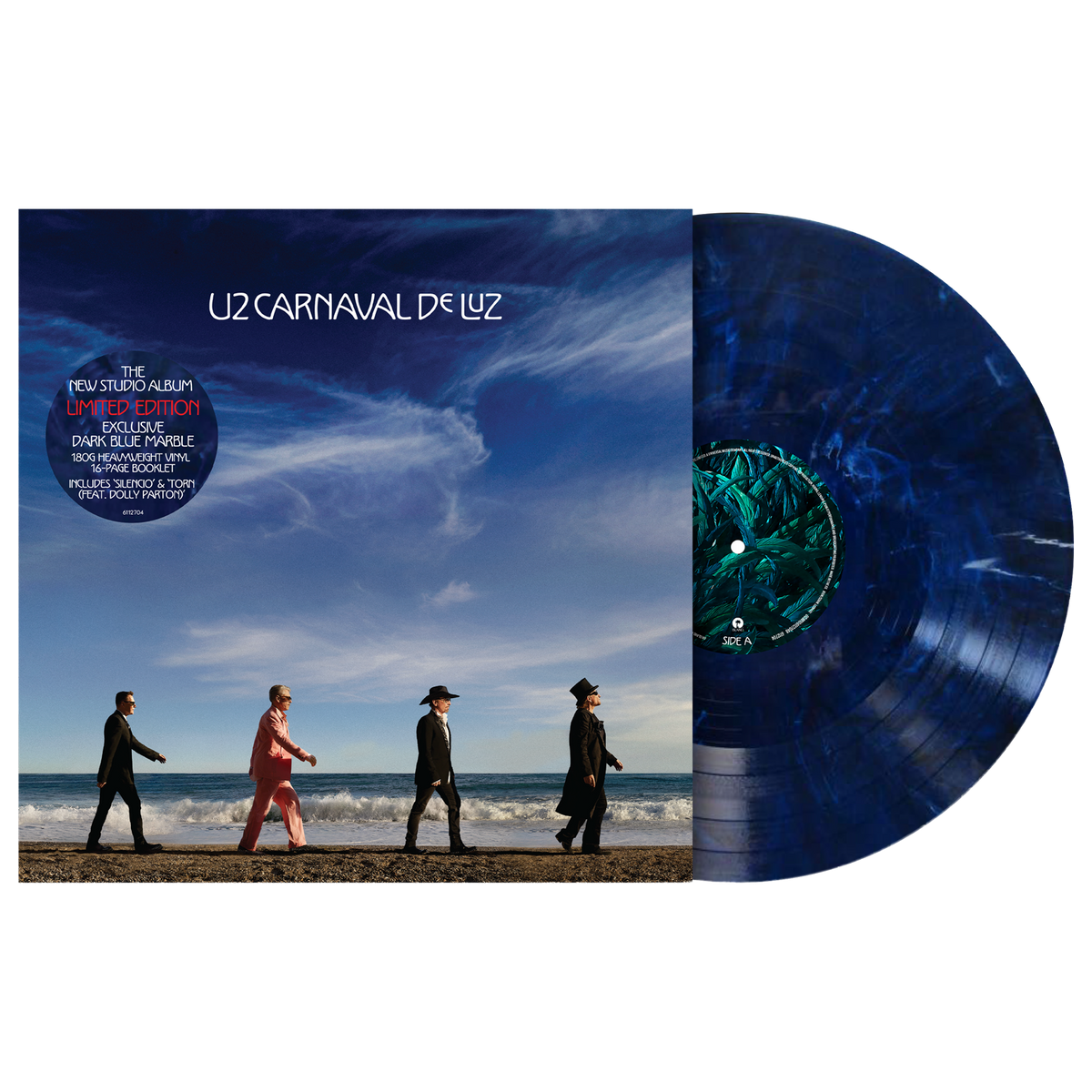 U2 - Carnaval De Luz, Dark Blue Marble Vinyl