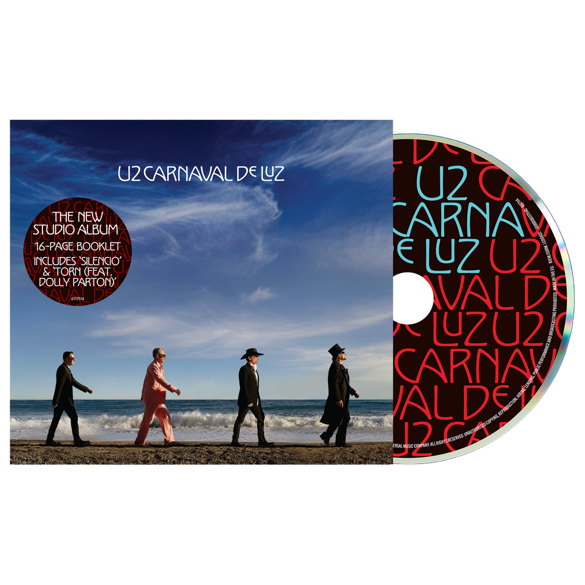 U2 - Carnaval De Luz, Standard CD