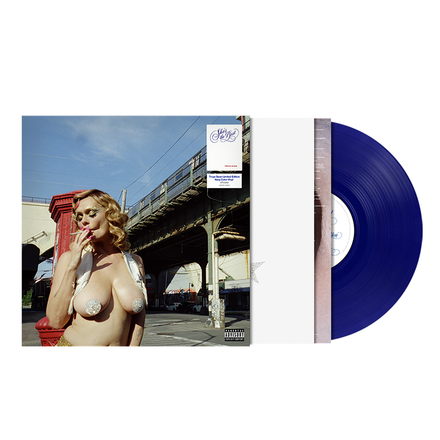 Troye Sivan - She’s the Best Specialty Retailer Exclusive Navy Vinyl & Poster