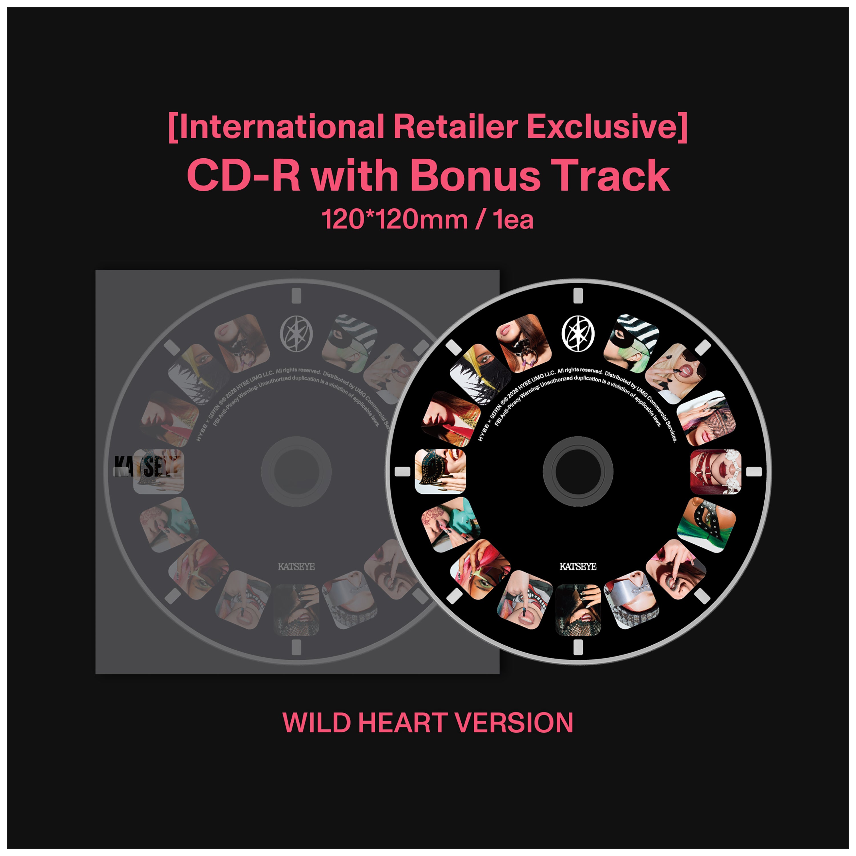 KATSEYE - WILD (WILD HEART VERSION INTERNATIONAL RETAILER EXCLUSIVE CD)
