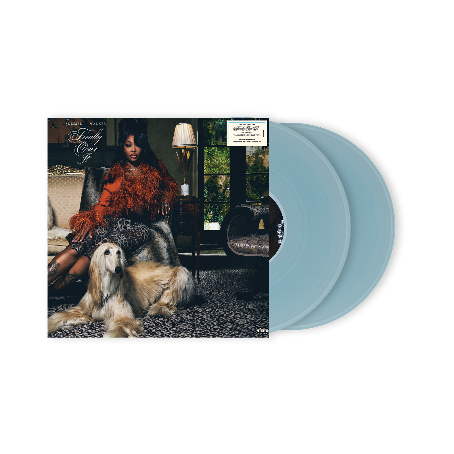SUMMER WALKER - FINALLY OVER IT (STANDARD TRANSLUCENT LIGHT BLUE 2LP)