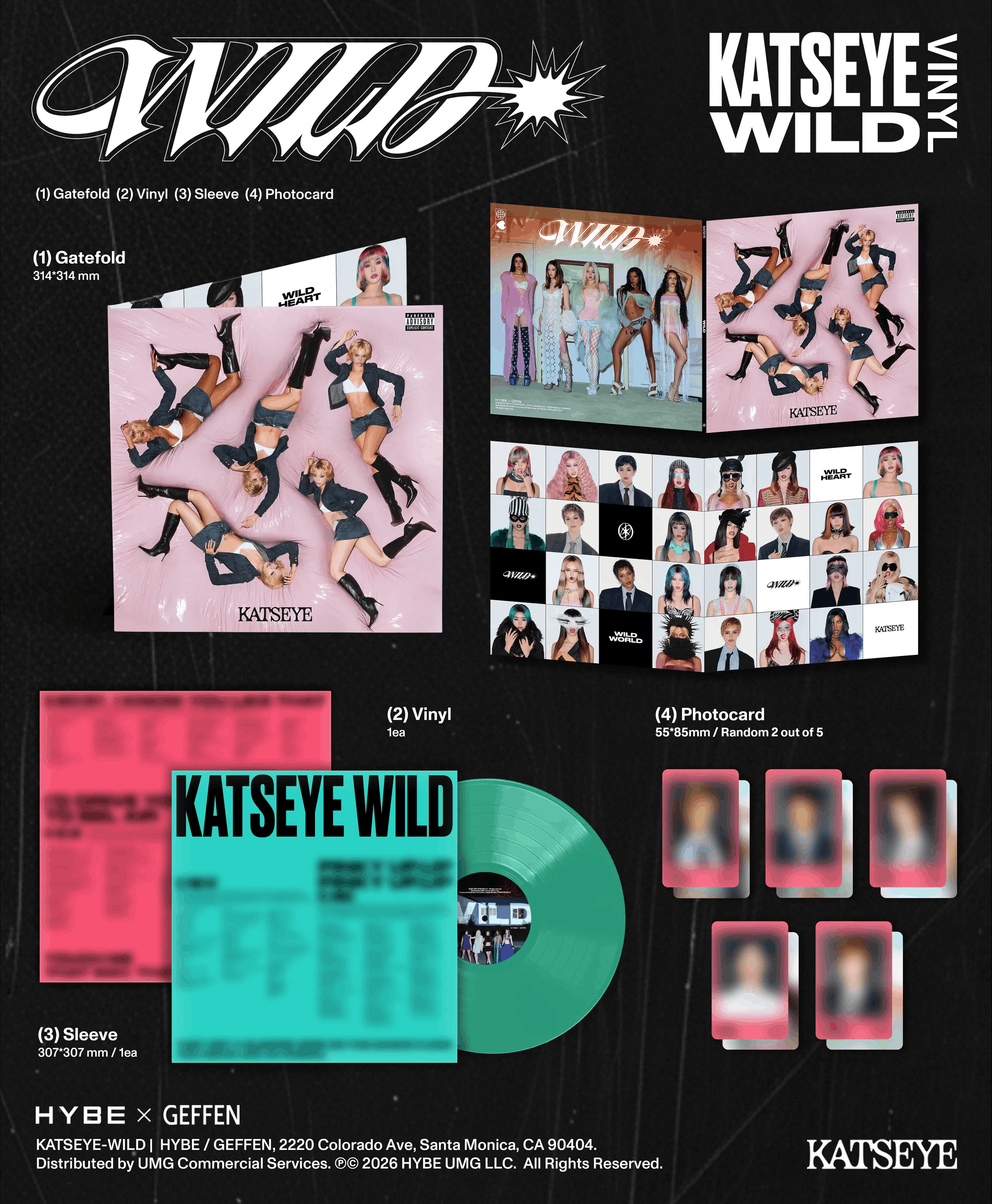 KATSEYE - WILD (Standard LP)