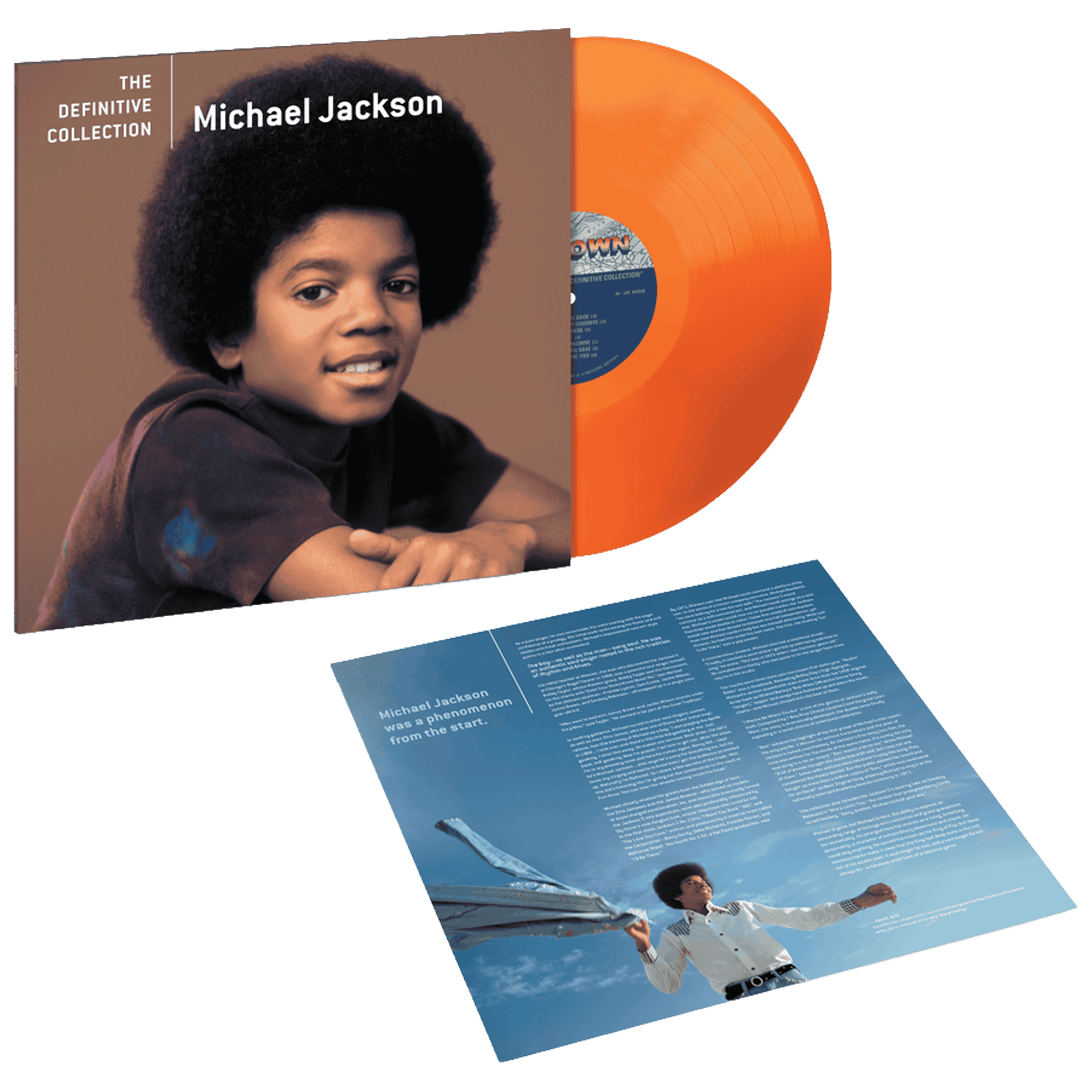 MICHAEL JACKSON - THE DEFINITIVE COLLECTION - 1LP ECOM COLOR (PUMPKIN SPICE ORANGE)