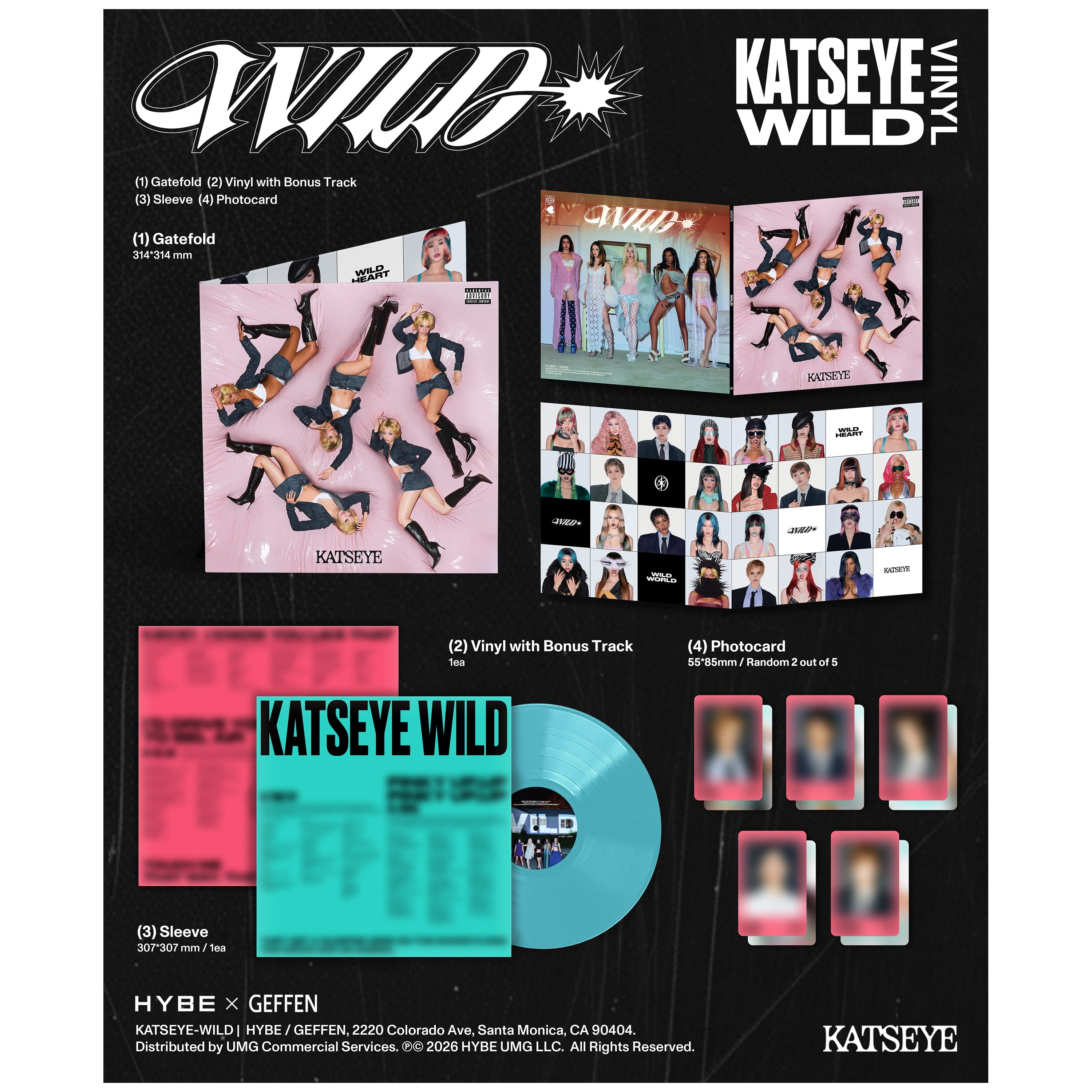 KATSEYE - WILD (INTERNATIONAL RETAILER EXCLUSIVE LP)