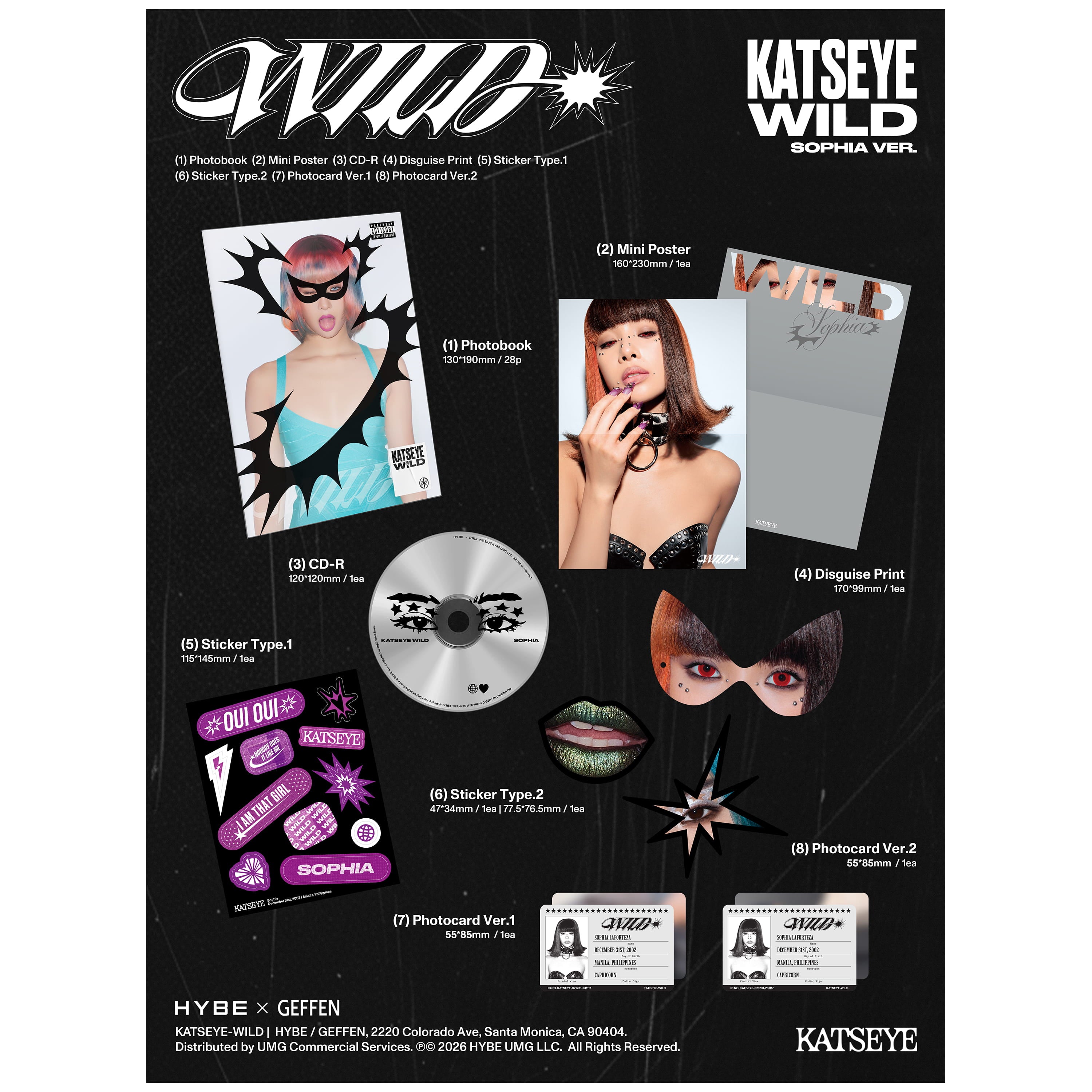 WILD (Sophia Version CD)