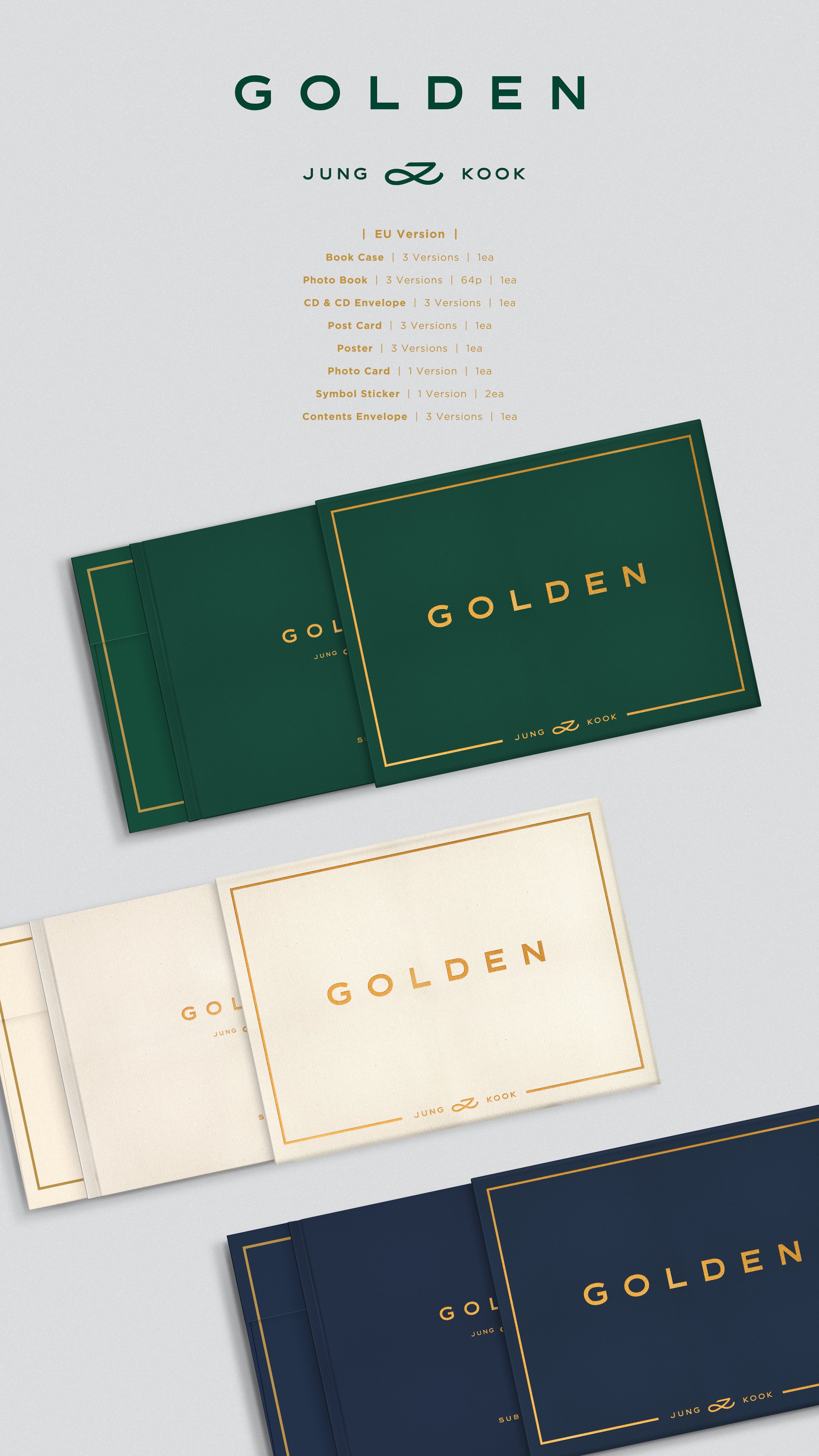 Jung Kook (BTS) - GOLDEN (SOLID) CD - UMG Africa