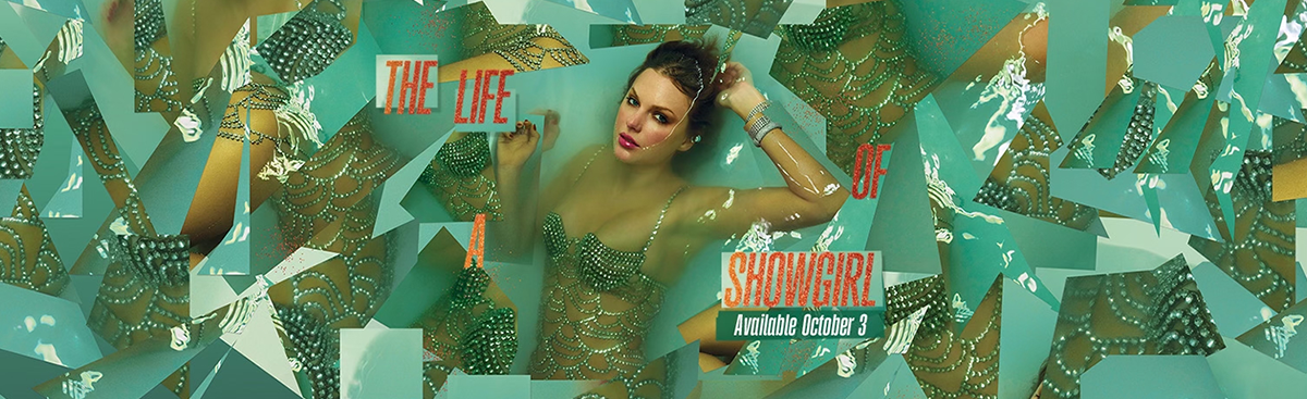 Taylor Swift - The Life of a Showgirl campaign banner