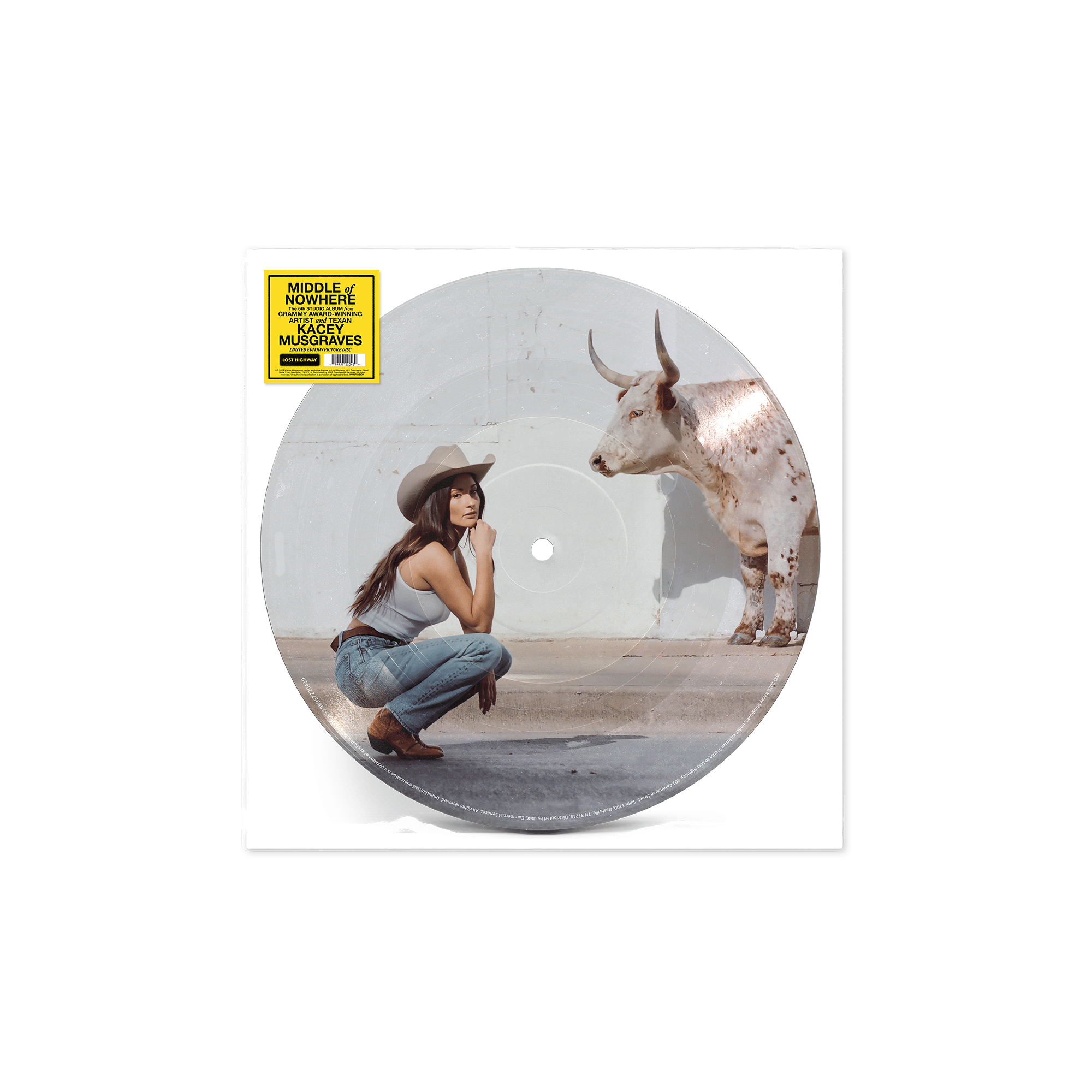 KACEY MUSGRAVES - MIDDLE OF NOWHERE ( D2C PICTURE DISC VINYL 1 LP) - UMG Africa