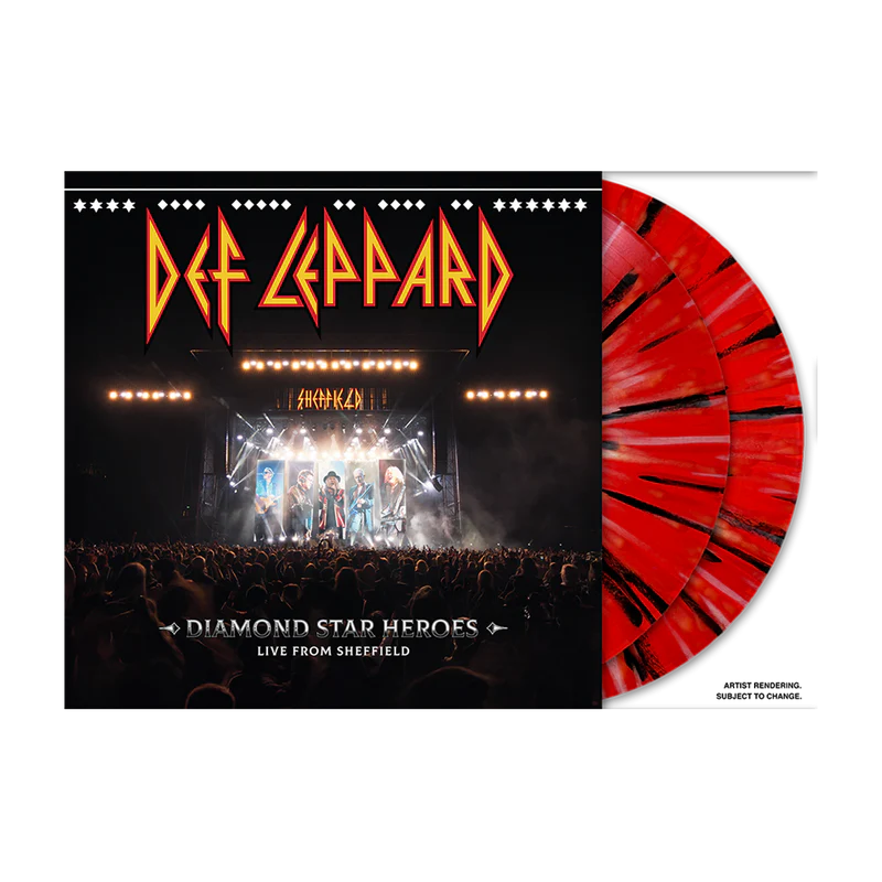 DEF LEPPARD - DIAMOND STAR HEROES LIVE FROM SHEFFIELD (2LP)