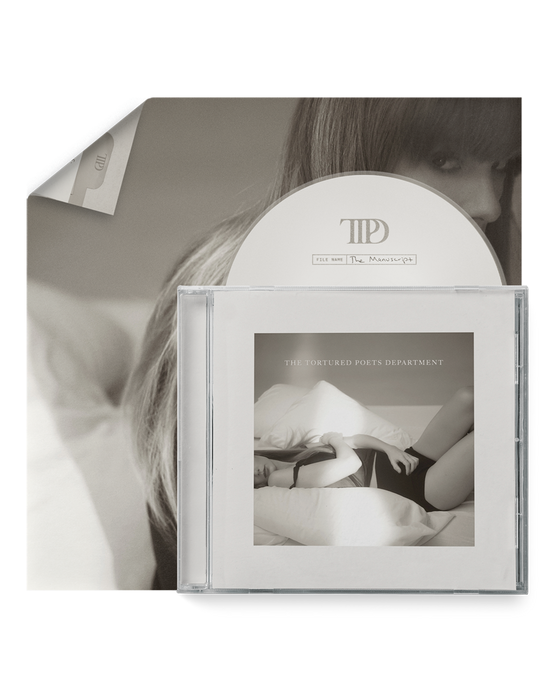 TAYLOR SWIFT - THE TORTURED POETS DEPARTMENT CD + BONUS TRACK "THE MANUSCRIPT"