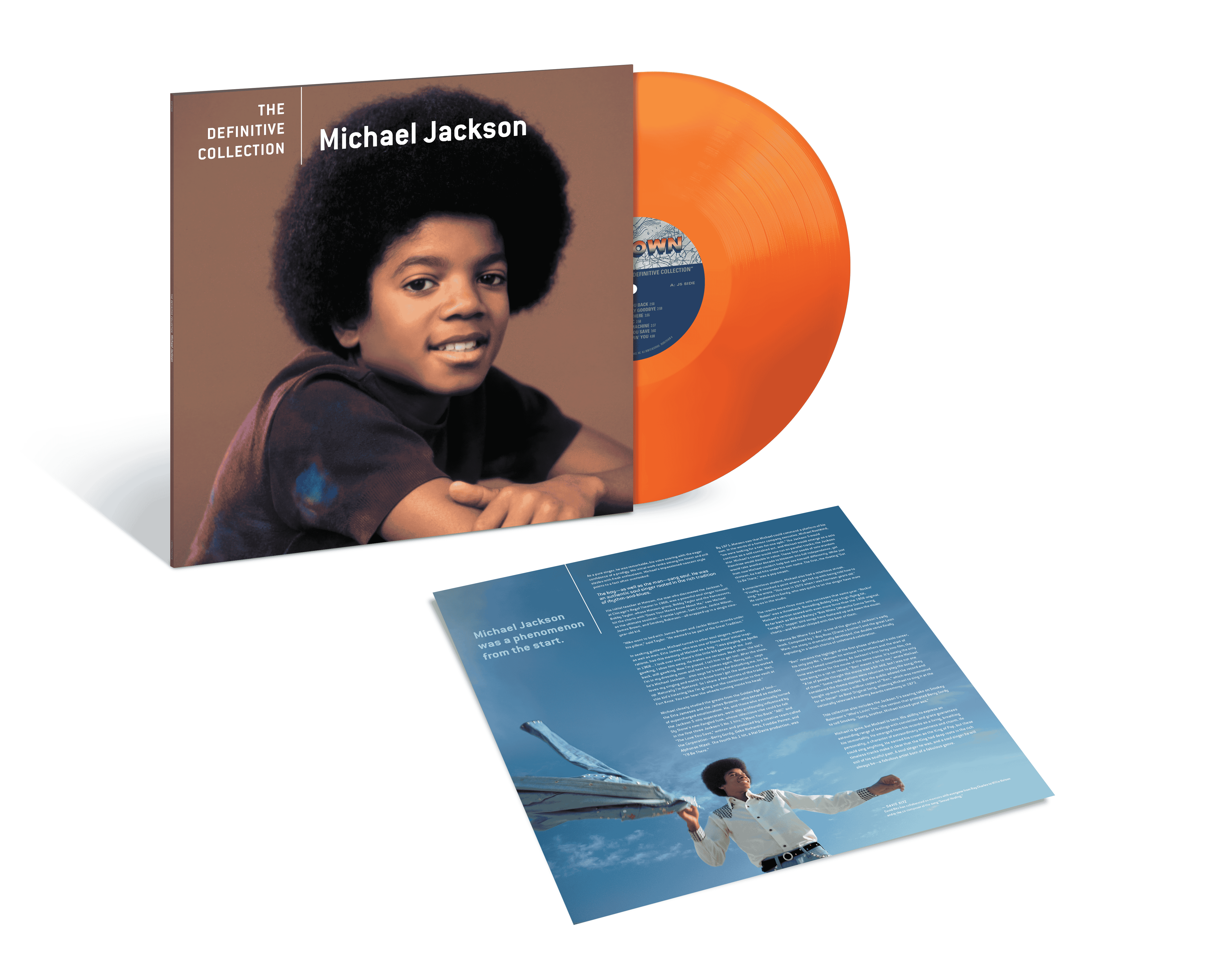 MICHAEL JACKSON - THE DEFINITIVE COLLECTION - 1LP ECOM COLOR (PUMPKIN SPICE ORANGE)