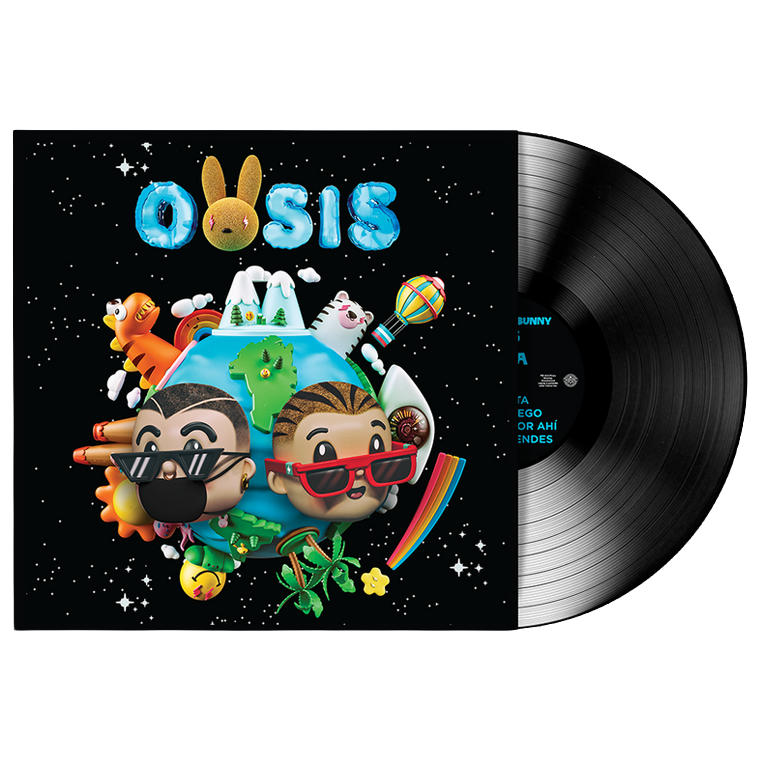 J Balvin, Bad Bunny - Oasis Standard 1LP Vinyl