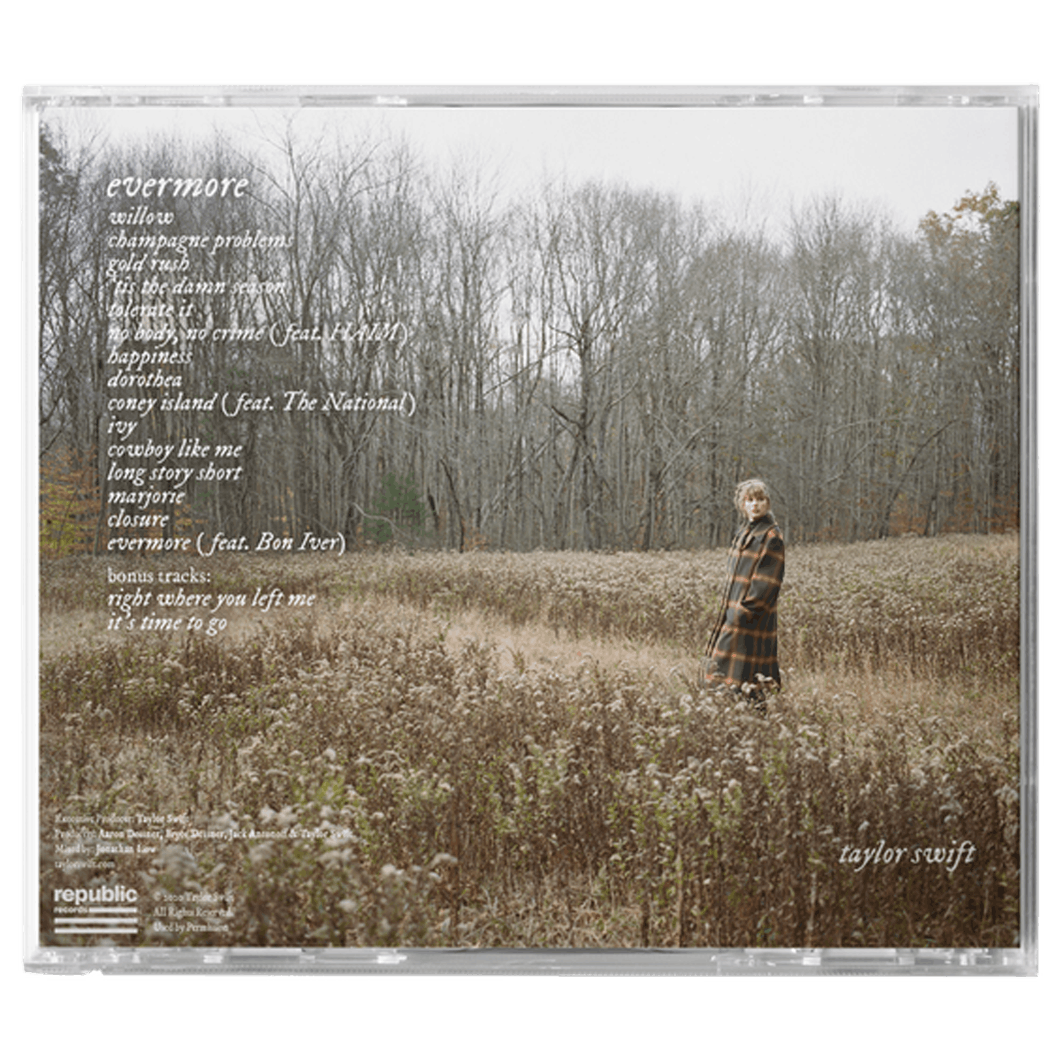 Taylor Swift - Evermore Album Deluxe Edition CD