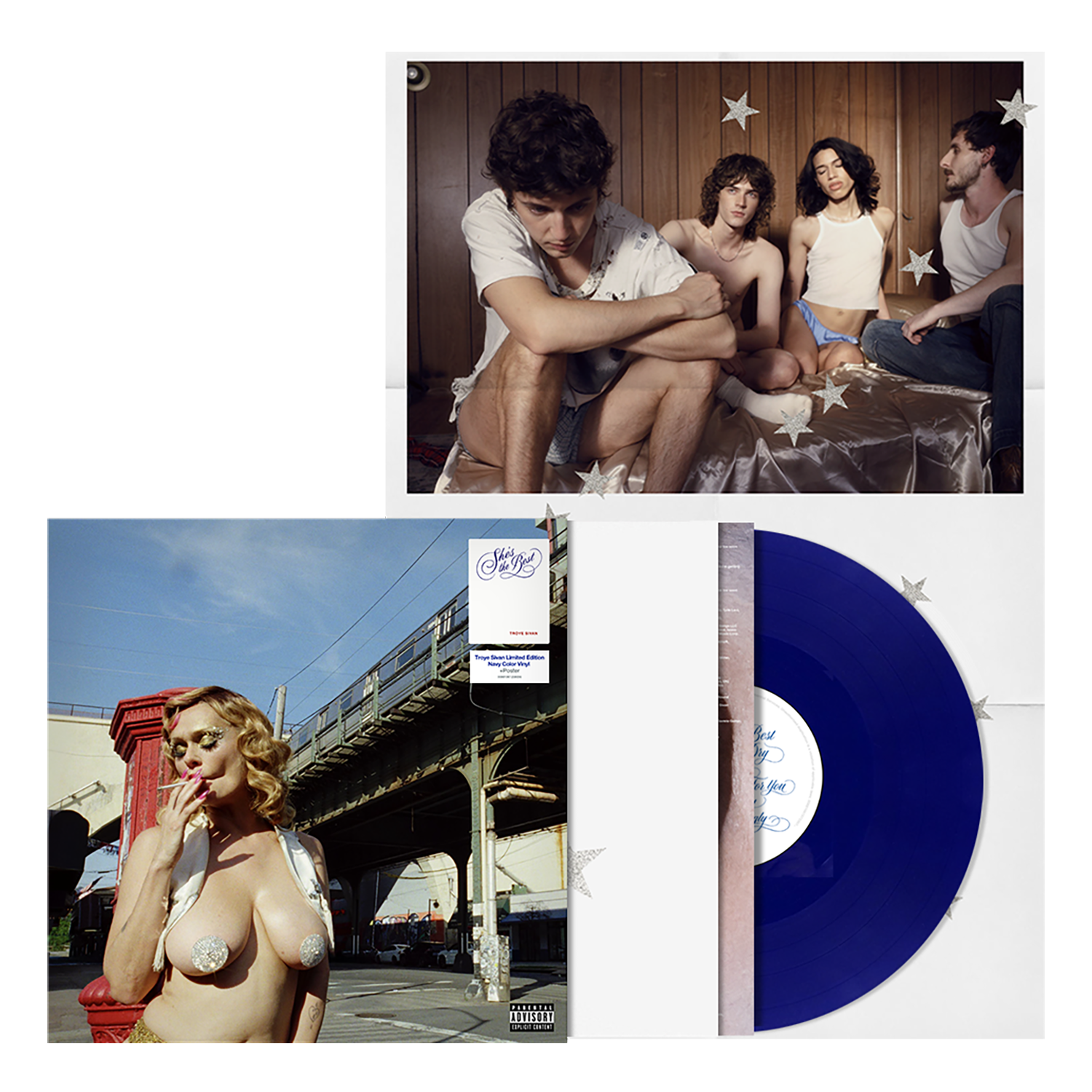 Troye Sivan - She’s the Best Specialty Retailer Exclusive Navy Vinyl & Poster