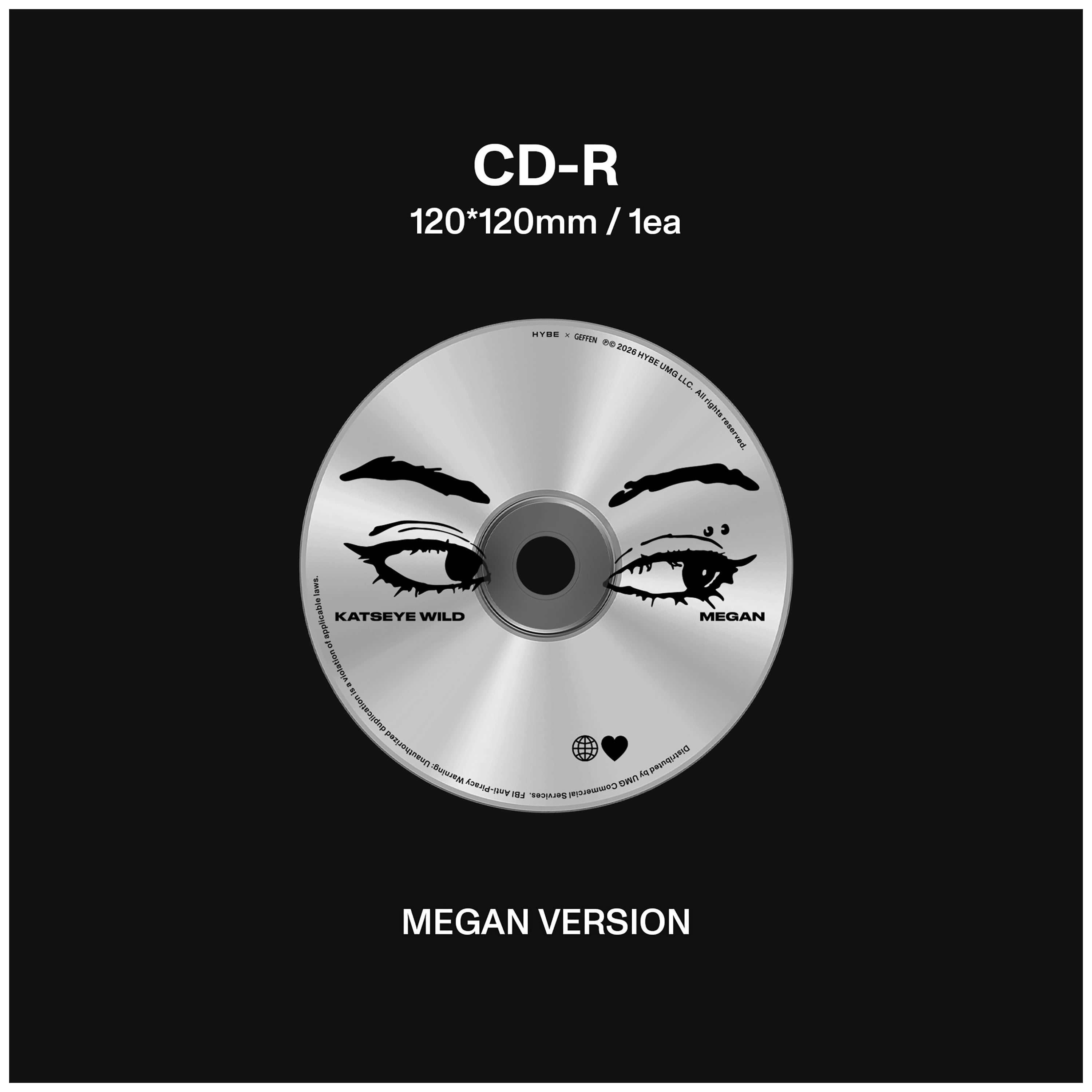 KATSEYE - WILD (MEGAN VERSION CD)