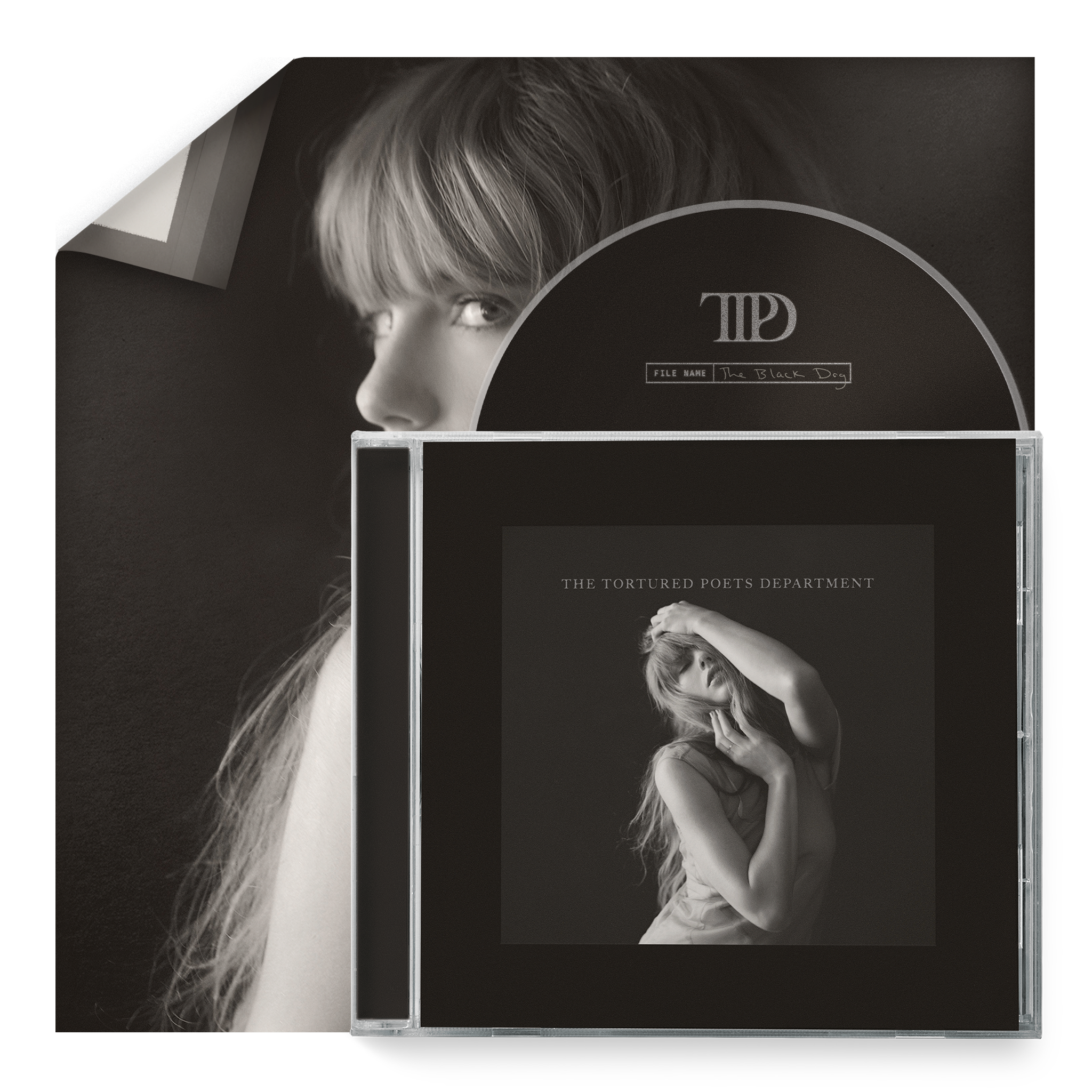 Taylor Swift  - The Tortured Poets Department (Black Dog 1CD Version) - UMG Africa