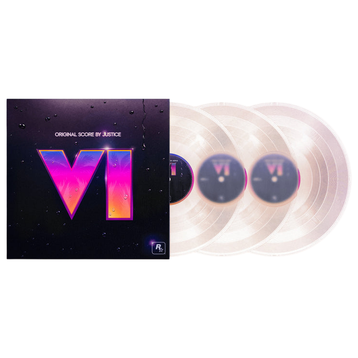Justice - Grand Theft Auto VI: Original Score Triple Crystal Clear Vinyl (Limited Edition) Grand Theft Auto VI: