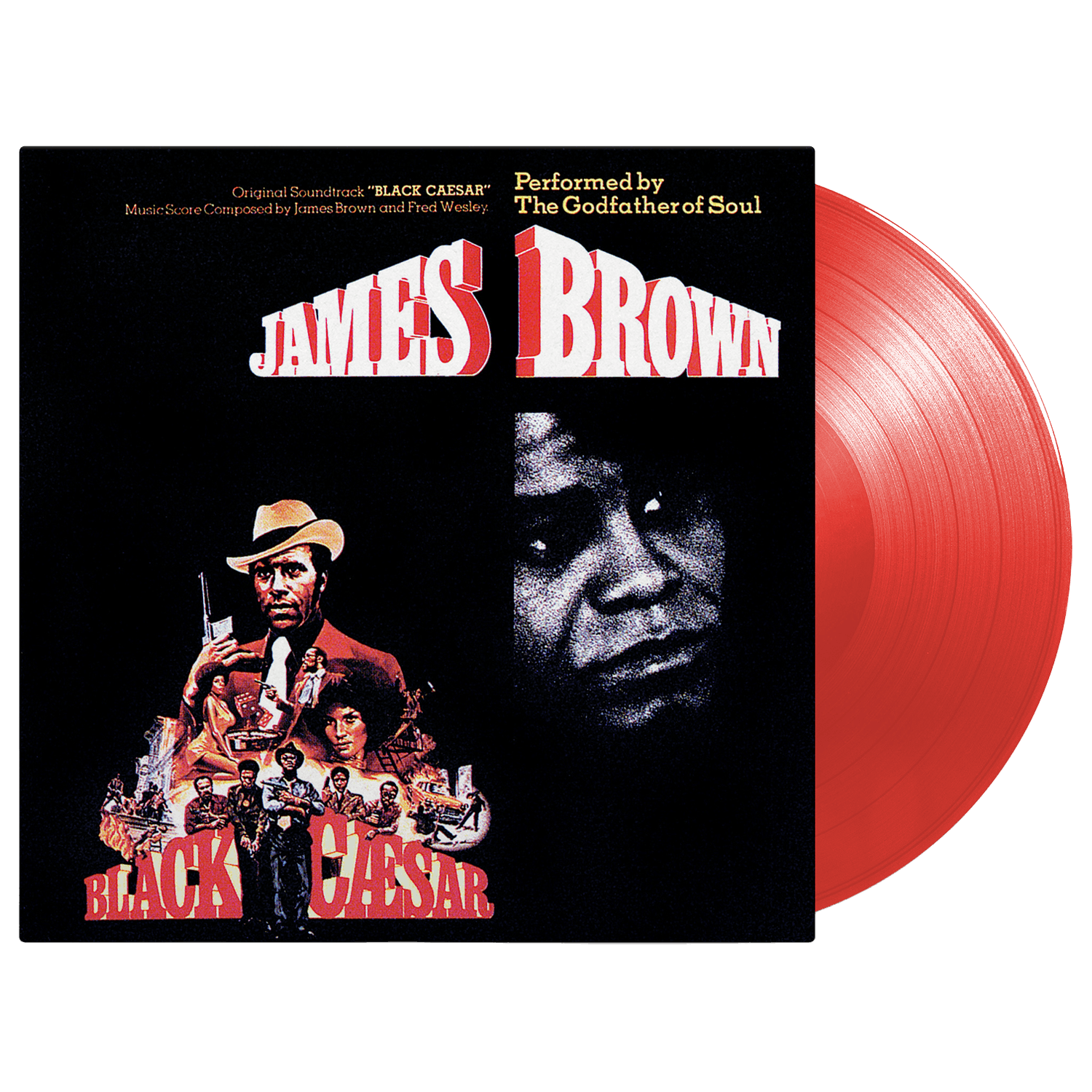 JAMES BROWN - BLACK CAESAR (1LP RED)