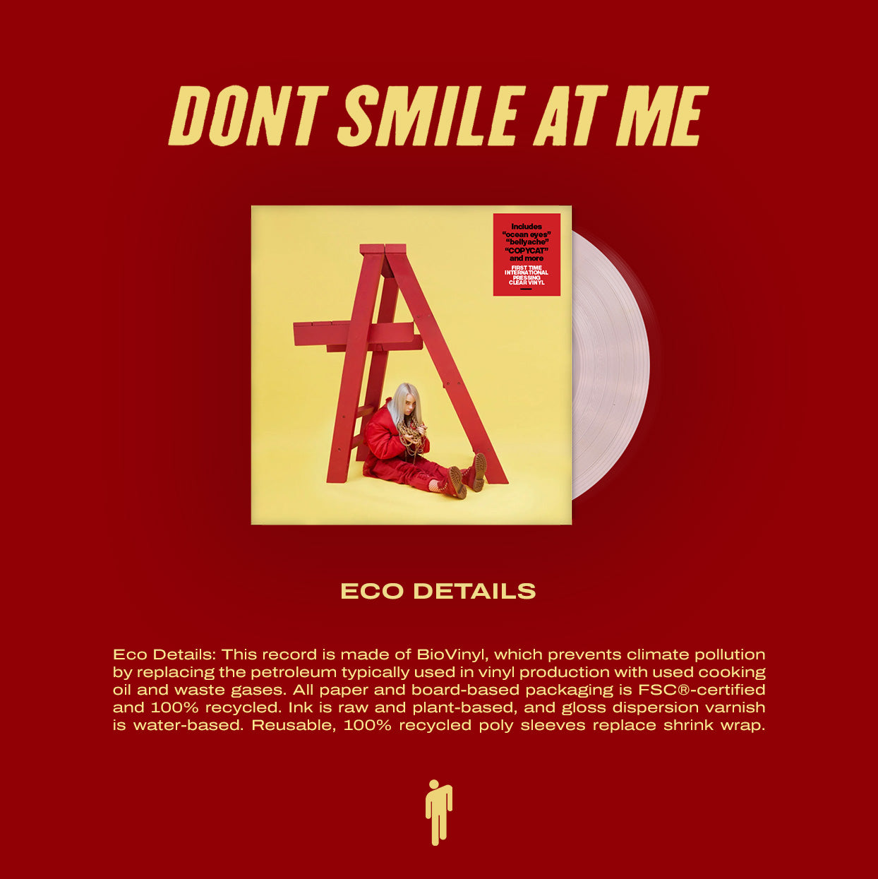BILLIE EILISH - DON’T SMILE AT ME - STANDARD LP (D2C & RETAIL) - UMG Africa