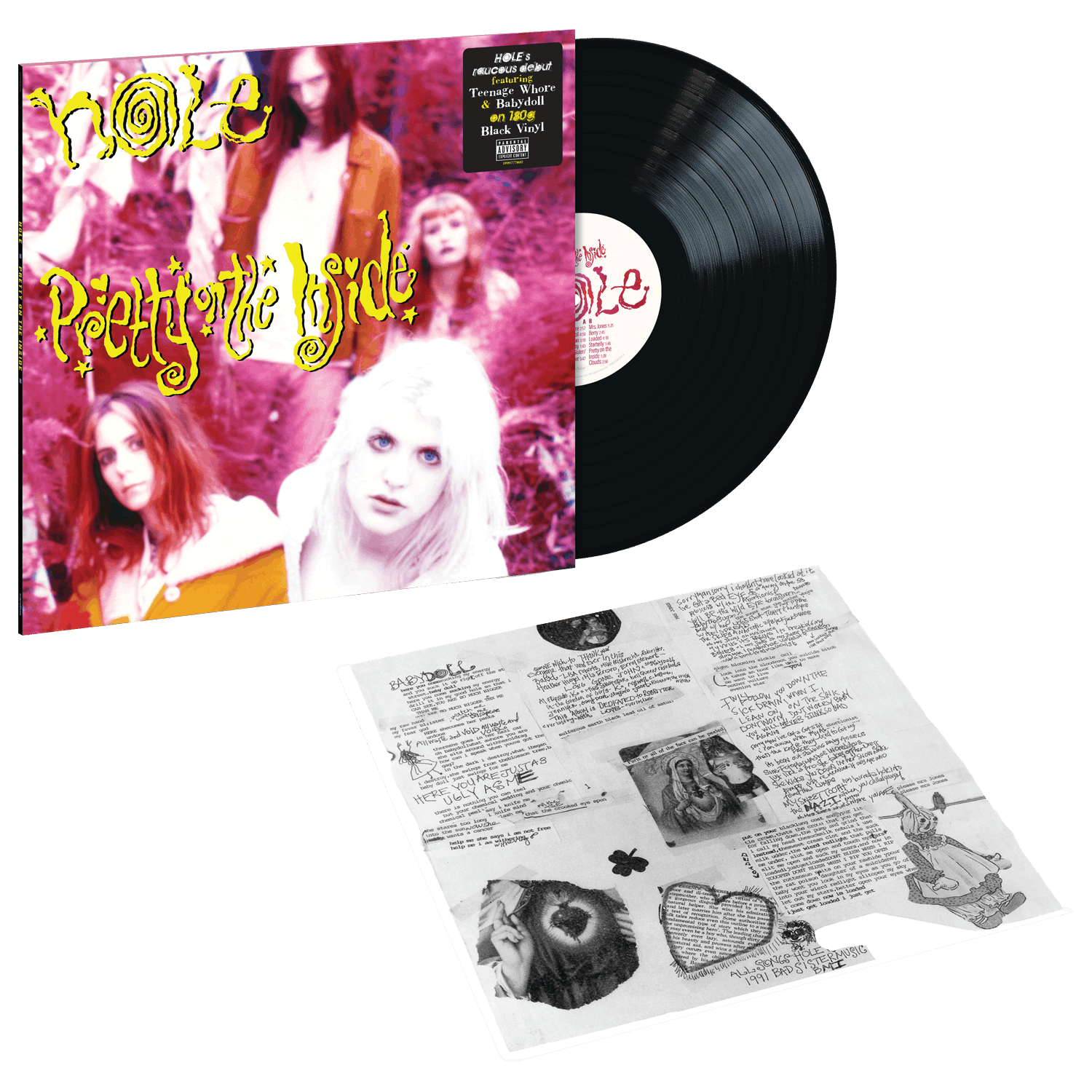 HOLE - PRETTY ON THE INSIDE - 35TH ANNIVERSARY / 180G BLACK