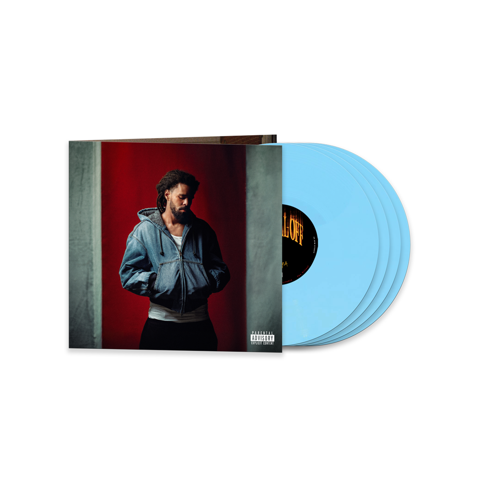 J. COLE - THE FALL-OFF BLUE VINYL  (ALT COVER)