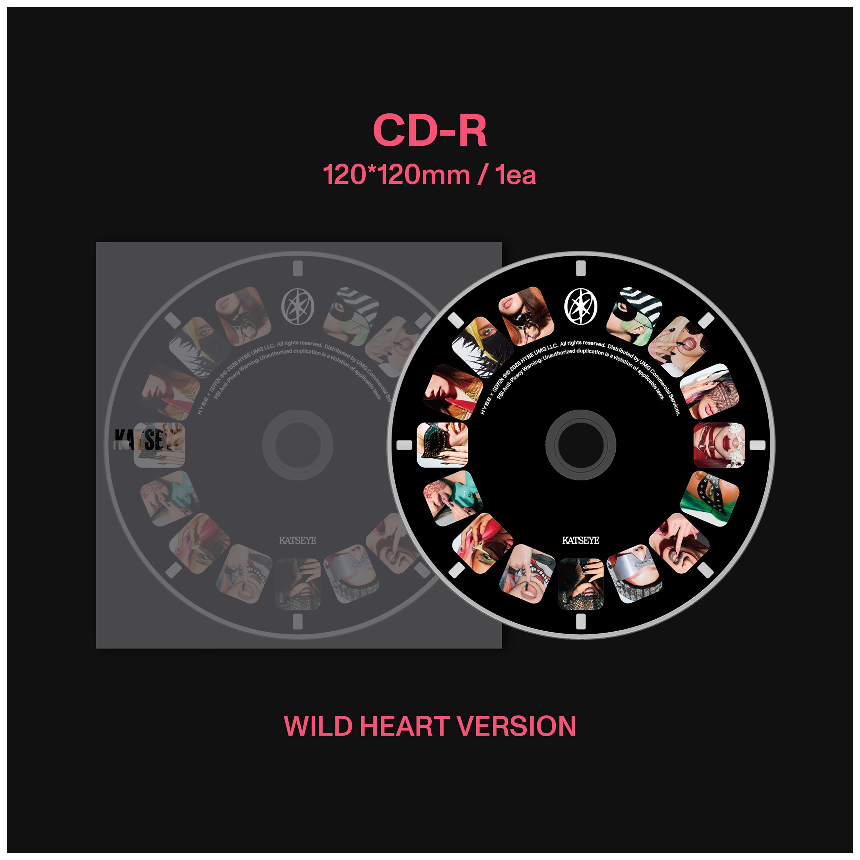 KATSEYE - WILD (WILD HEART VERSION CD)